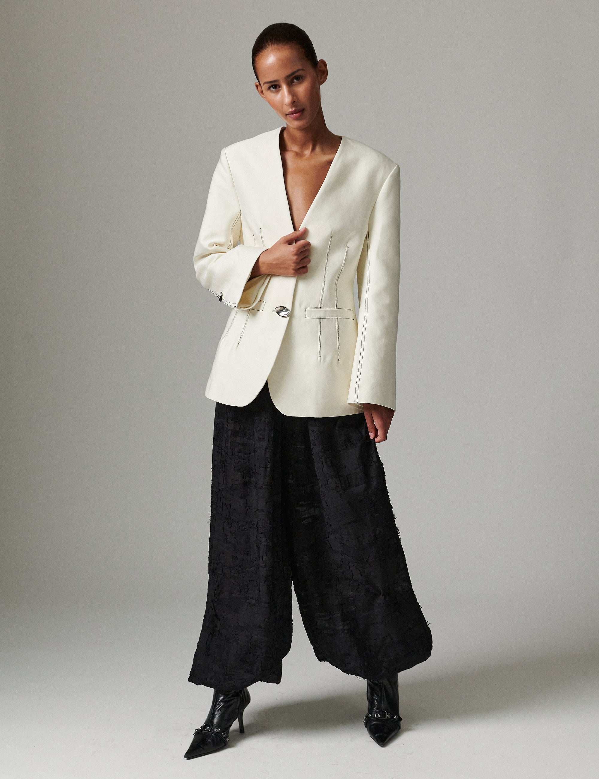 DAY Birger ét Mikkelsen Barbo- Jacquard Torn Bukser 190303 Black