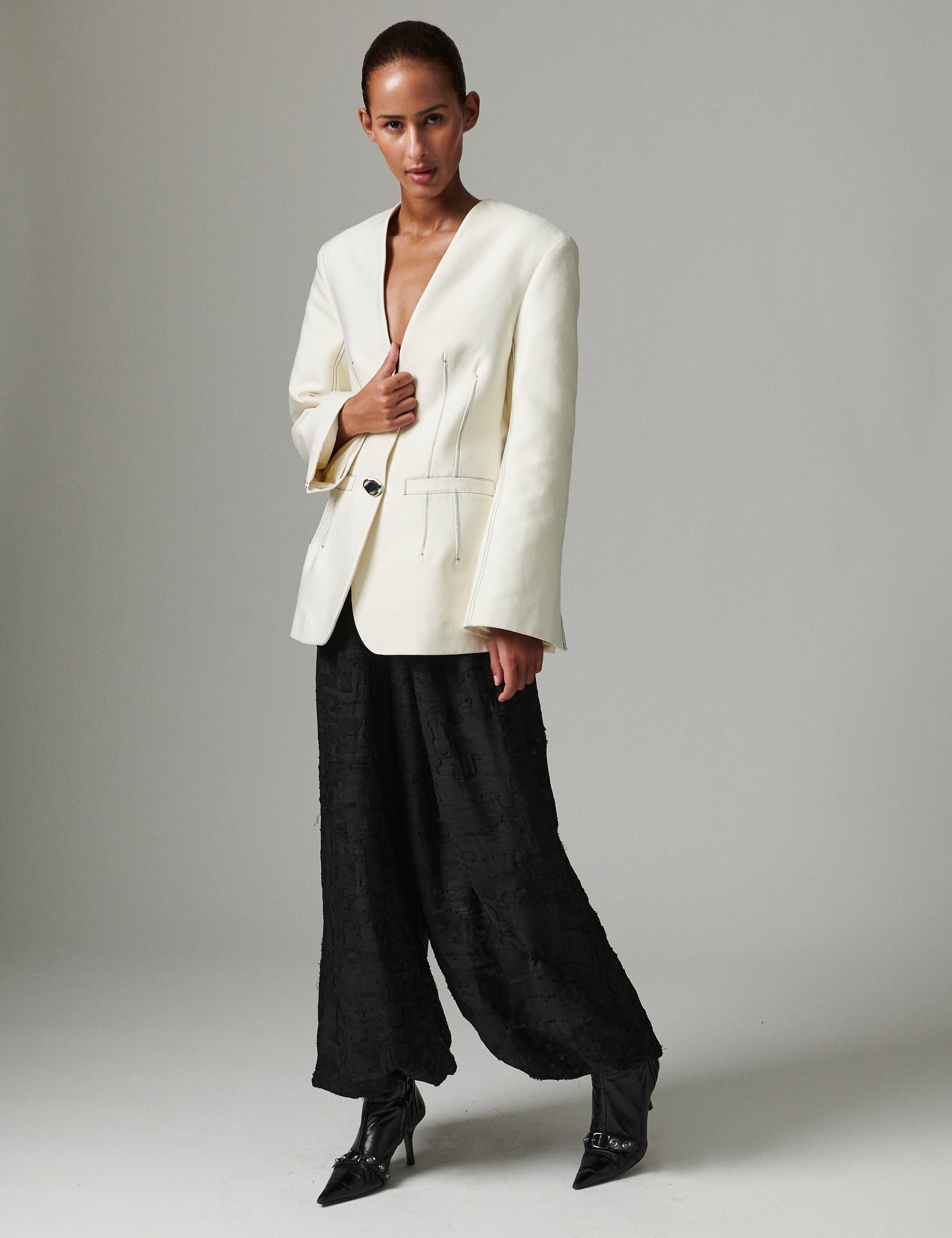 DAY Birger ét Mikkelsen Barbo- Jacquard Torn Bukser 190303 Black