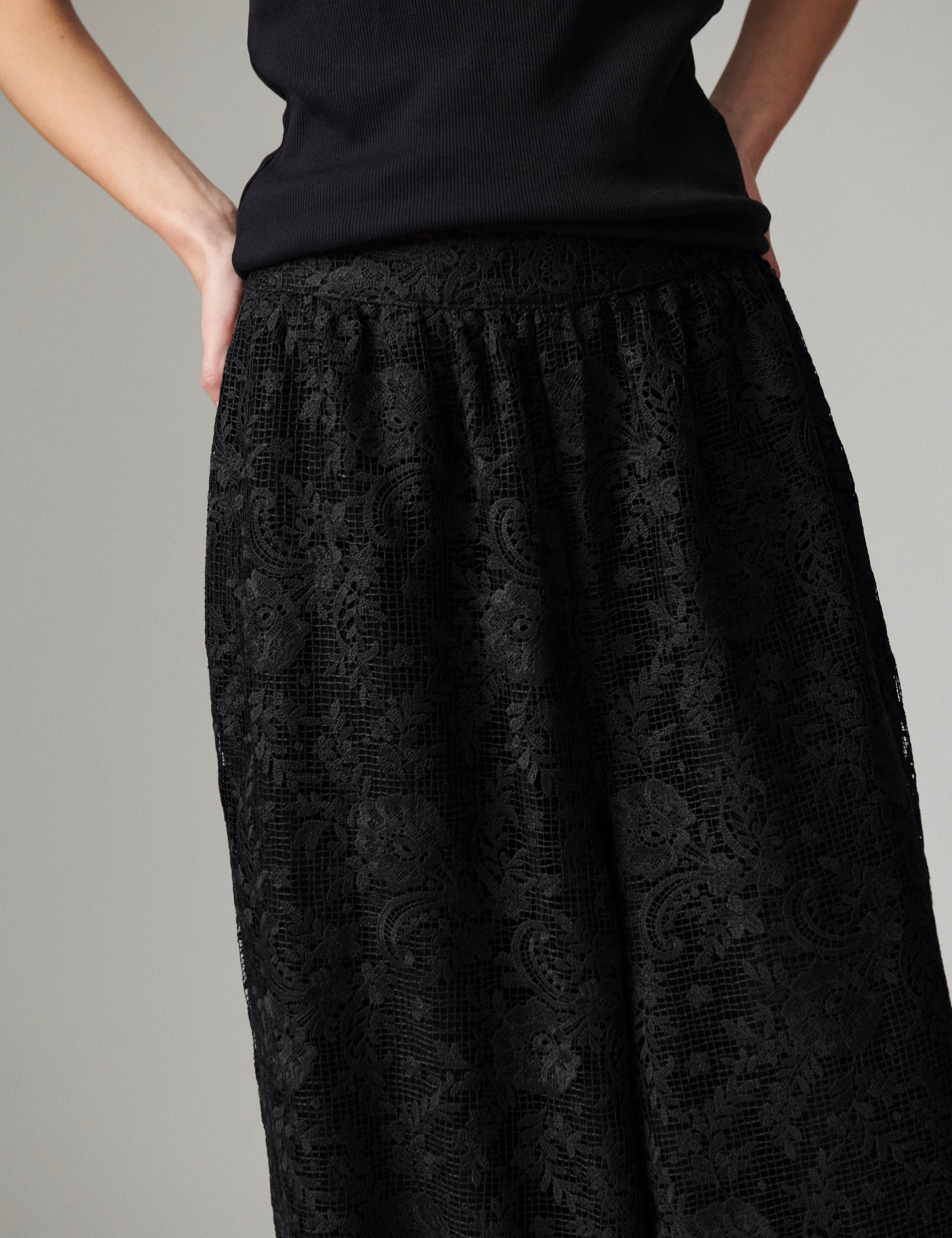 DAY Birger ét Mikkelsen Barbo - Day Crochet - Bukser Bukser 190303 Black