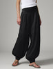 Beate - Contrast Linen - Bukser - Black