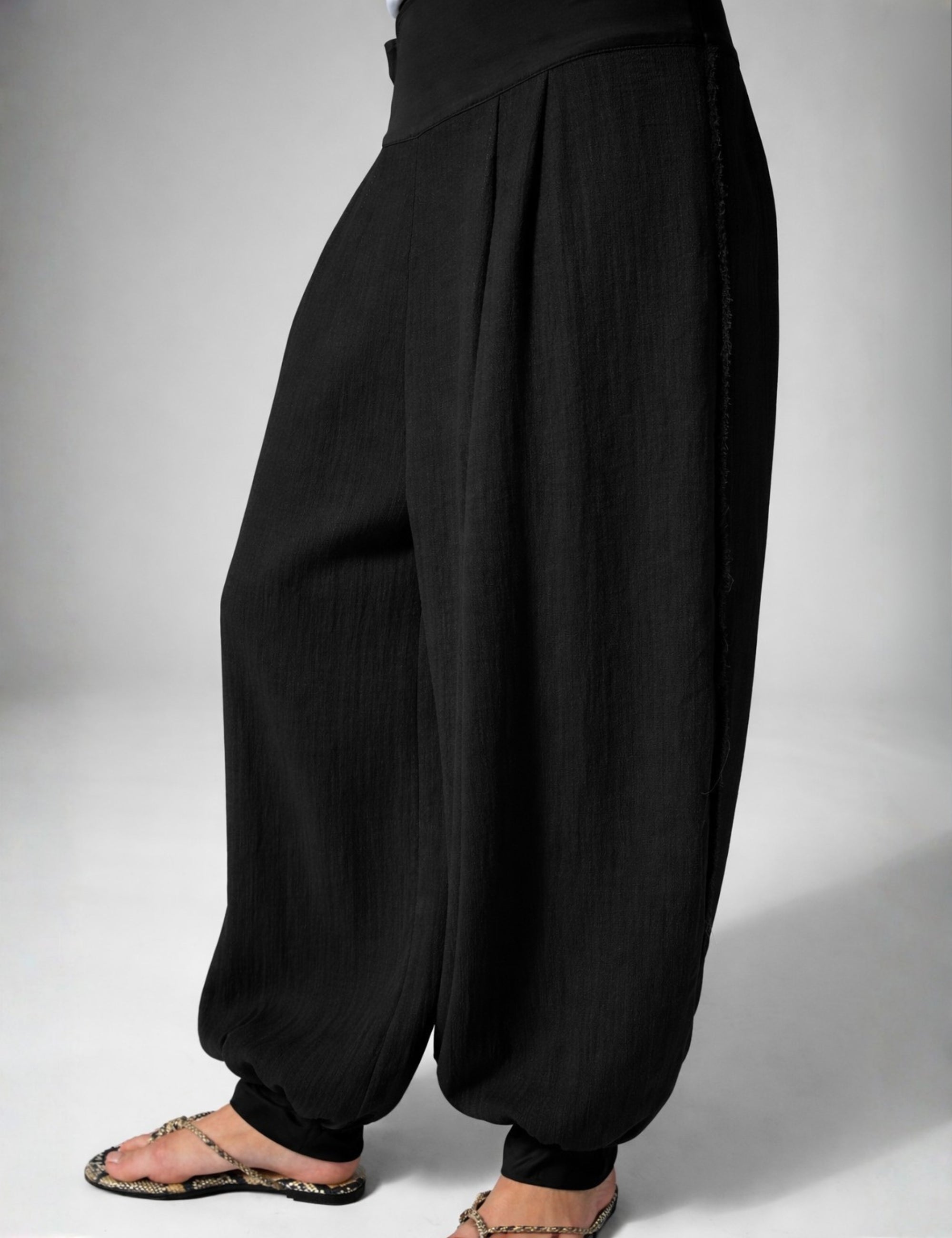 DAY Birger ét Mikkelsen Beate - Contrast Linen - Bukser Bukser 190303 Black