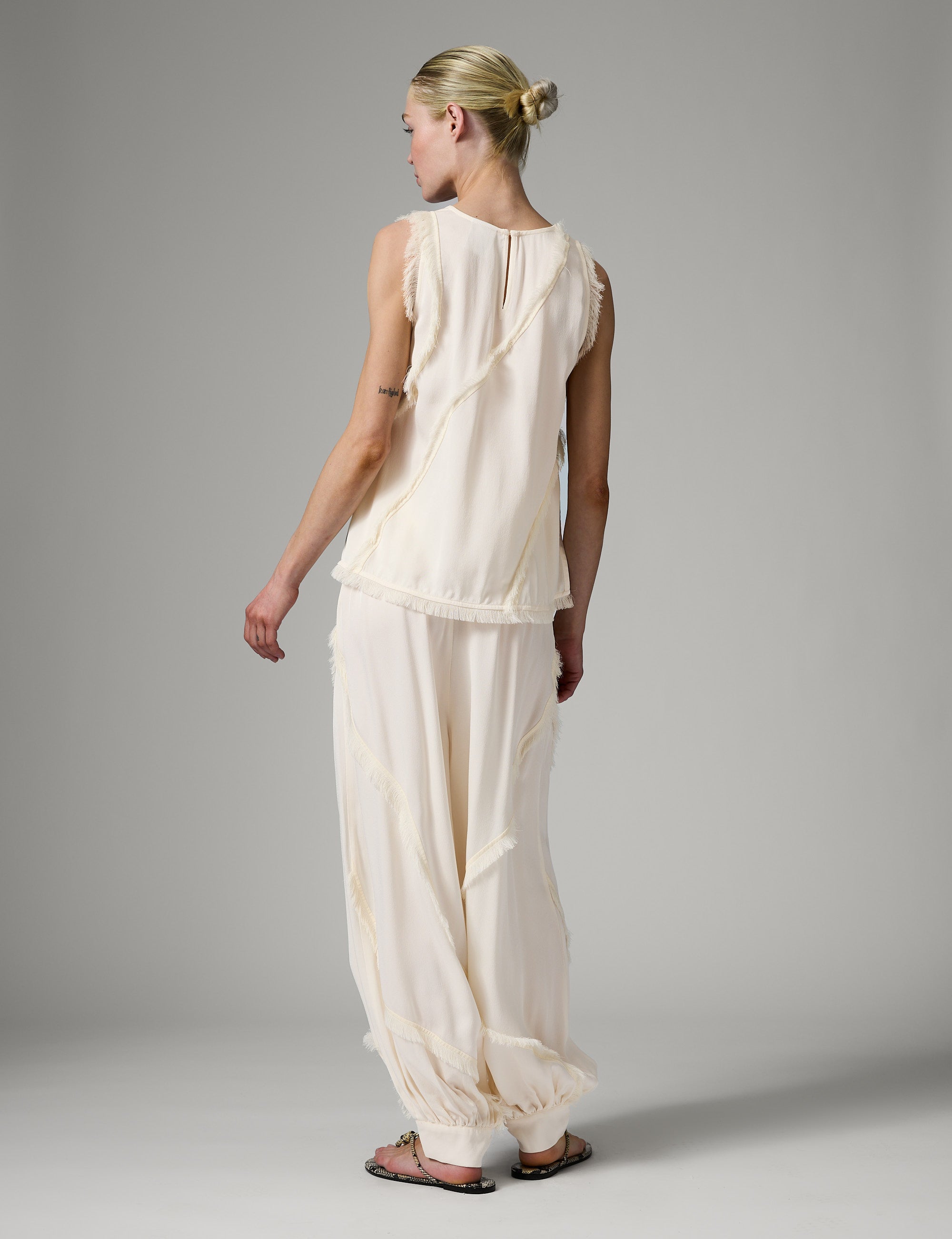 DAY Birger ét Mikkelsen Beate - Matte Crepe Bukser 110605 Jet Stream