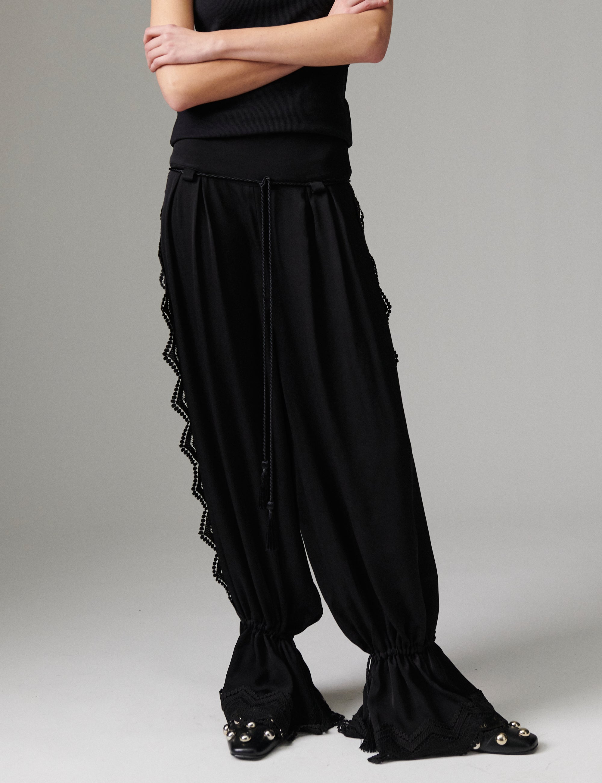 DAY Birger ét Mikkelsen Beate - Matte Crepe - Bukser Bukser 190303 Black