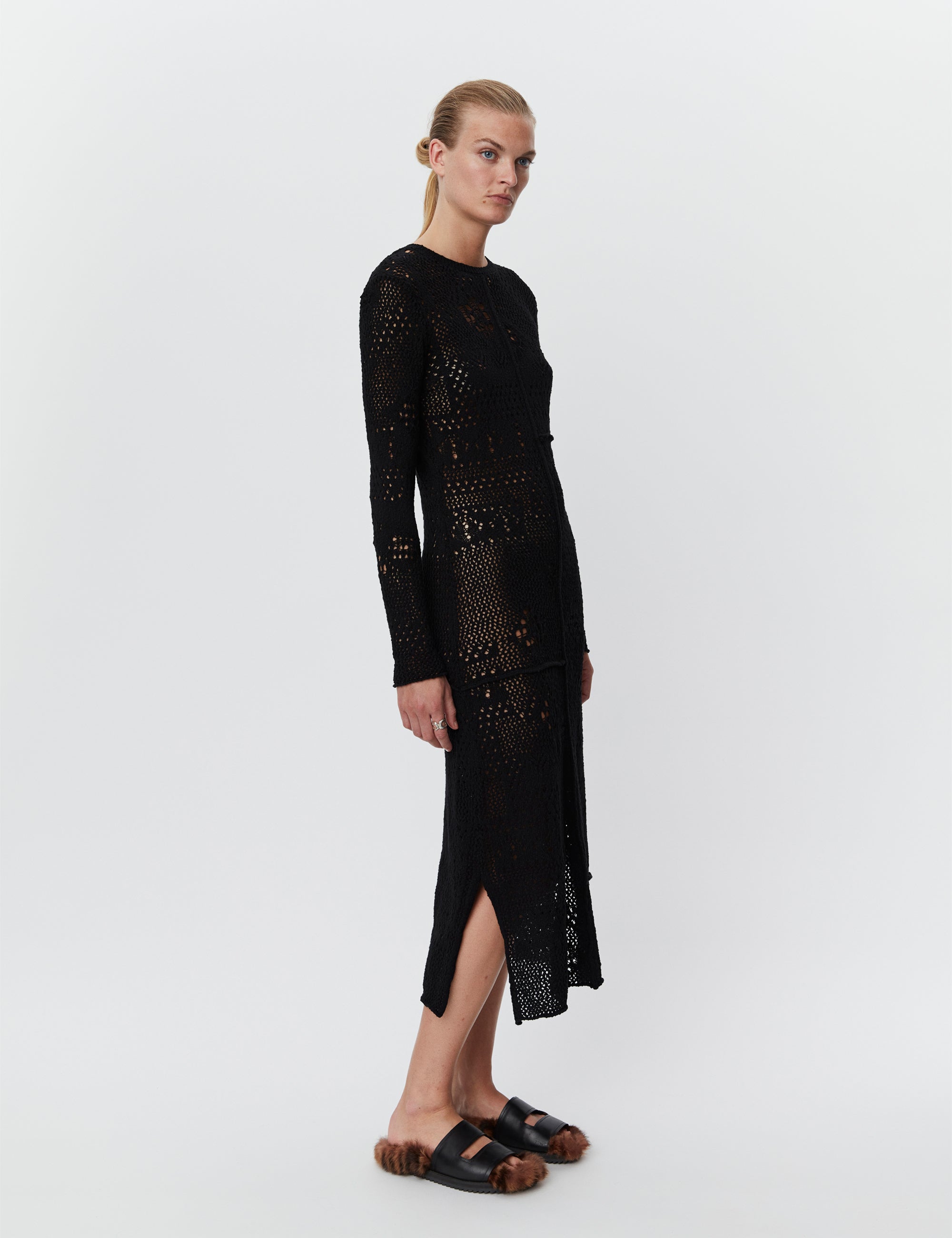 DAY Birger ét Mikkelsen Benoit - Artistic Crochet RD Kjole 190303 Black