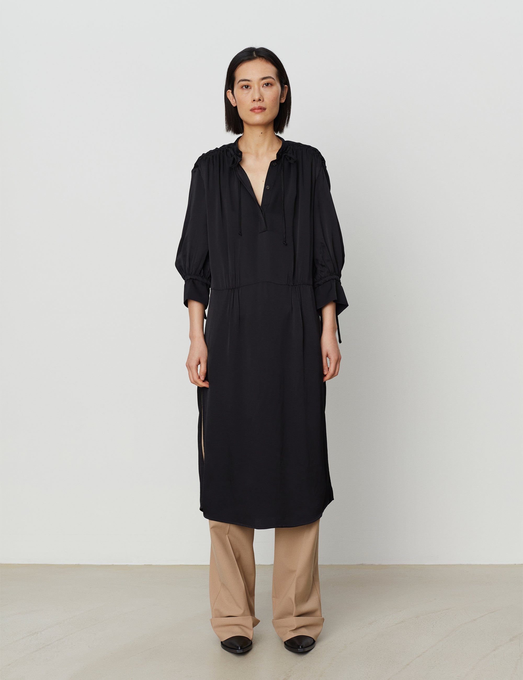 DAY Birger ét Mikkelsen Blaize - Fluid Texture Dress 190303 BLACK