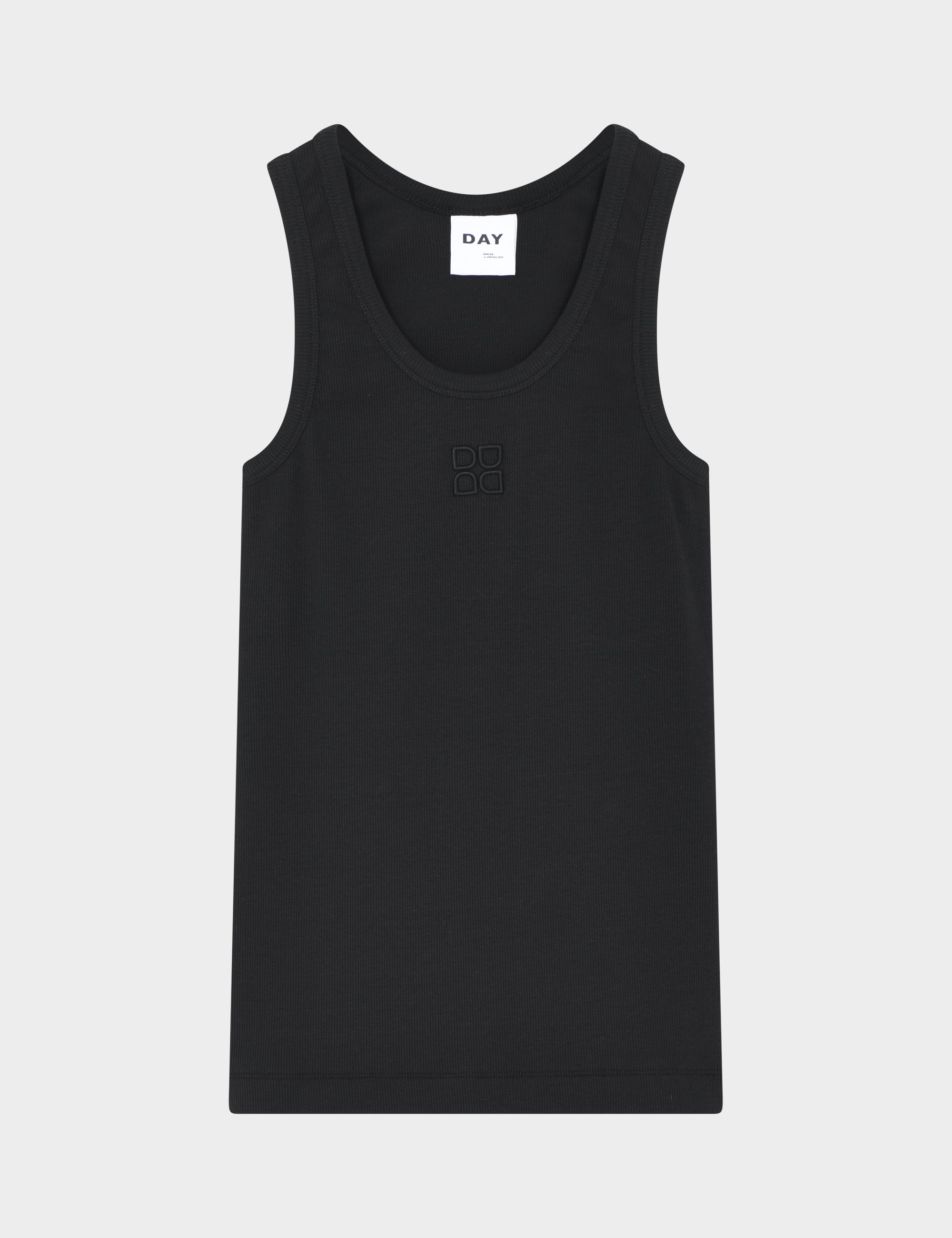 DAY Birger ét Mikkelsen Camilo - Classic Rib Top 190303 BLACK