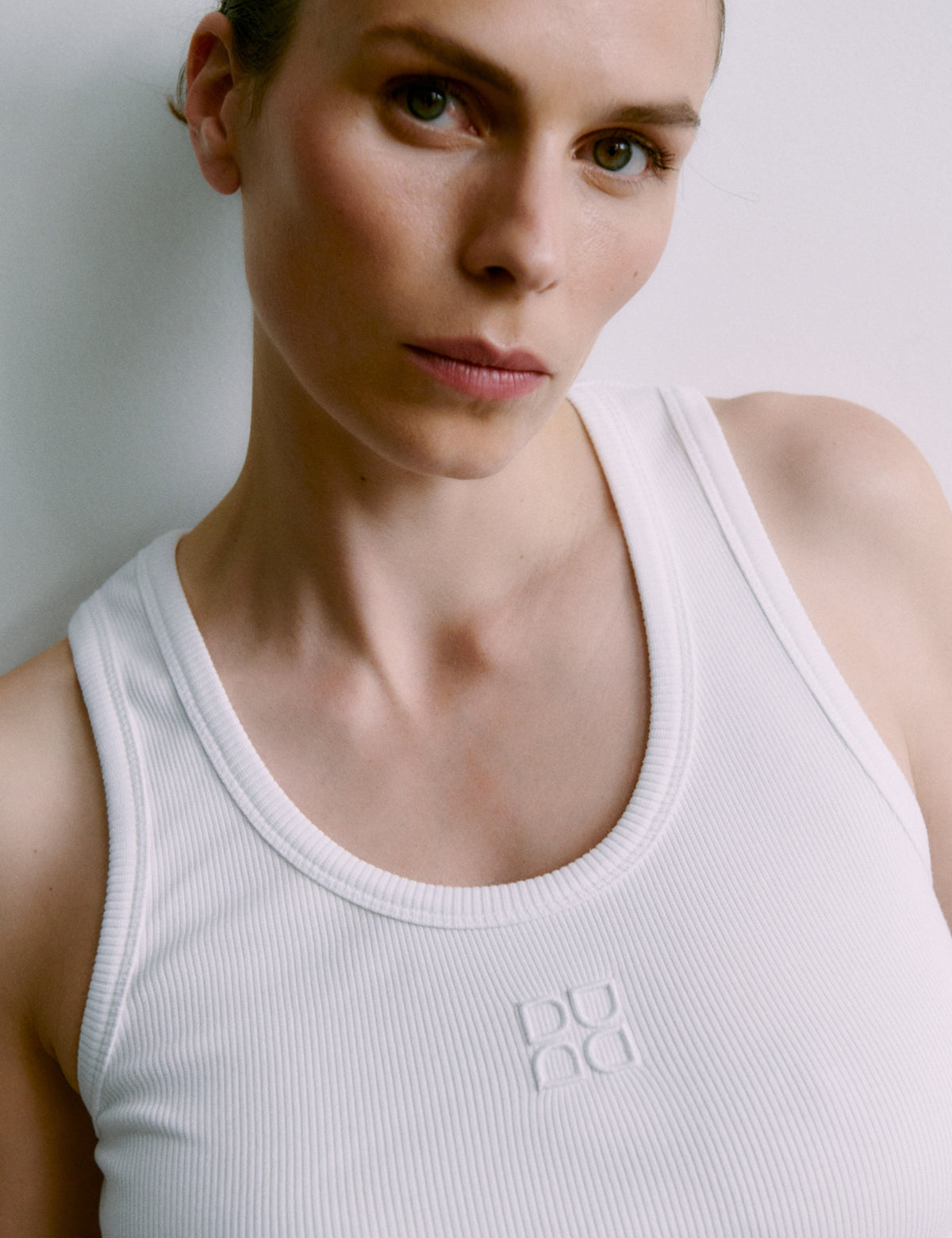 DAY Birger ét Mikkelsen Camilo - Classic Rib - Top Top 110601 Bright White