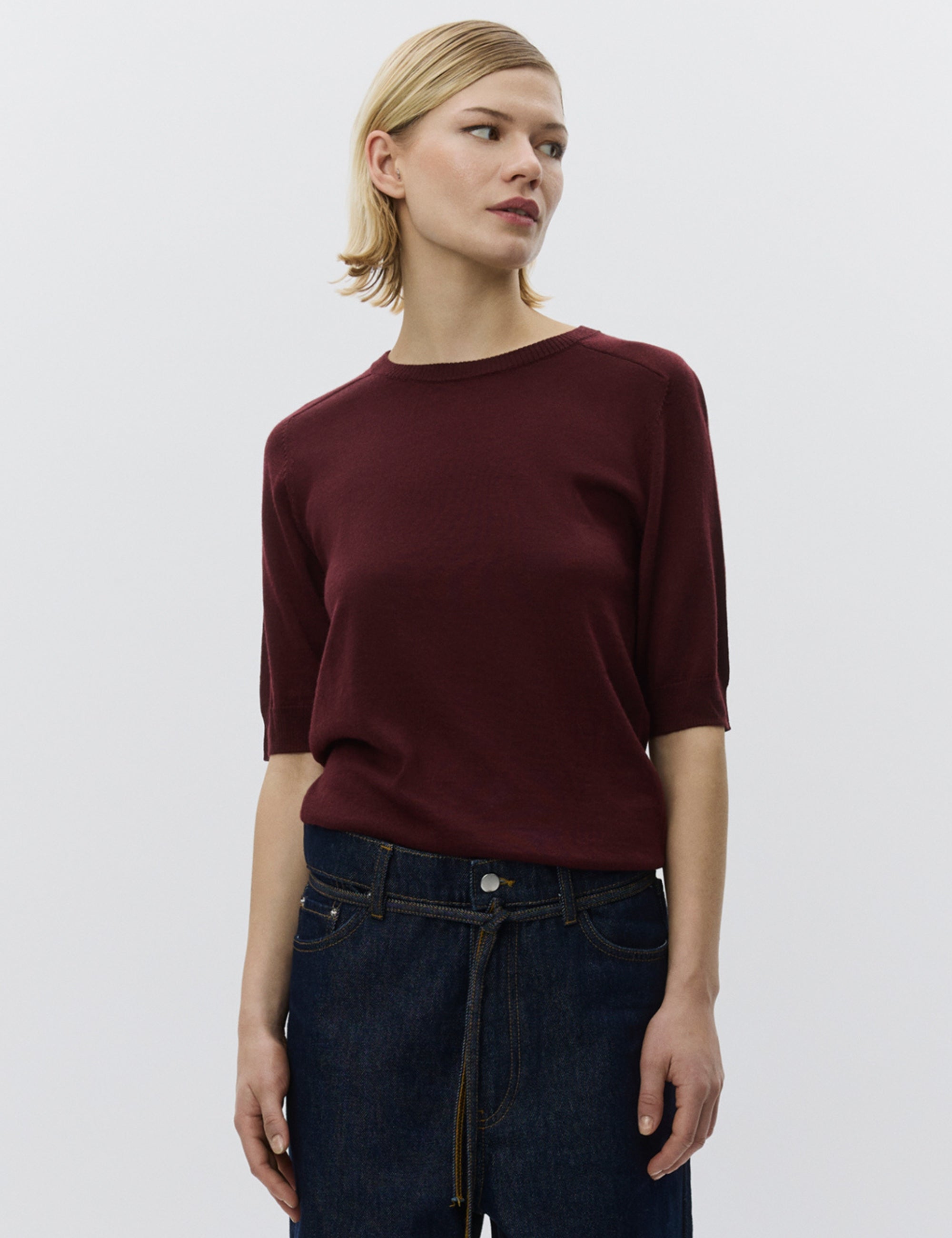 DAY Birger ét Mikkelsen Carolina - Daily Elements Pullover 191317 Bitter Chocolate