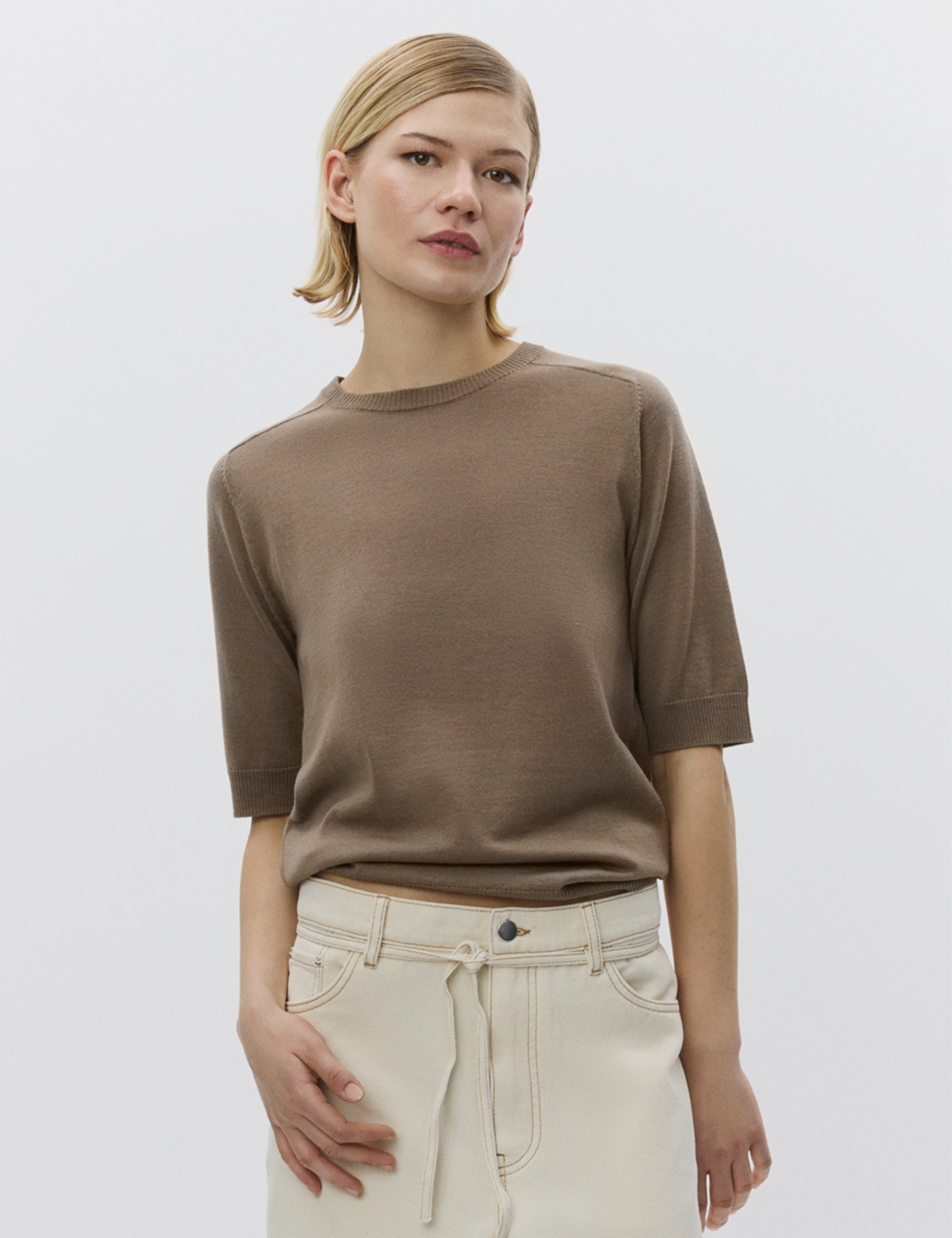 DAY Birger ét Mikkelsen Carolina - Daily Elements - Pullover Sweater 10056 Camel