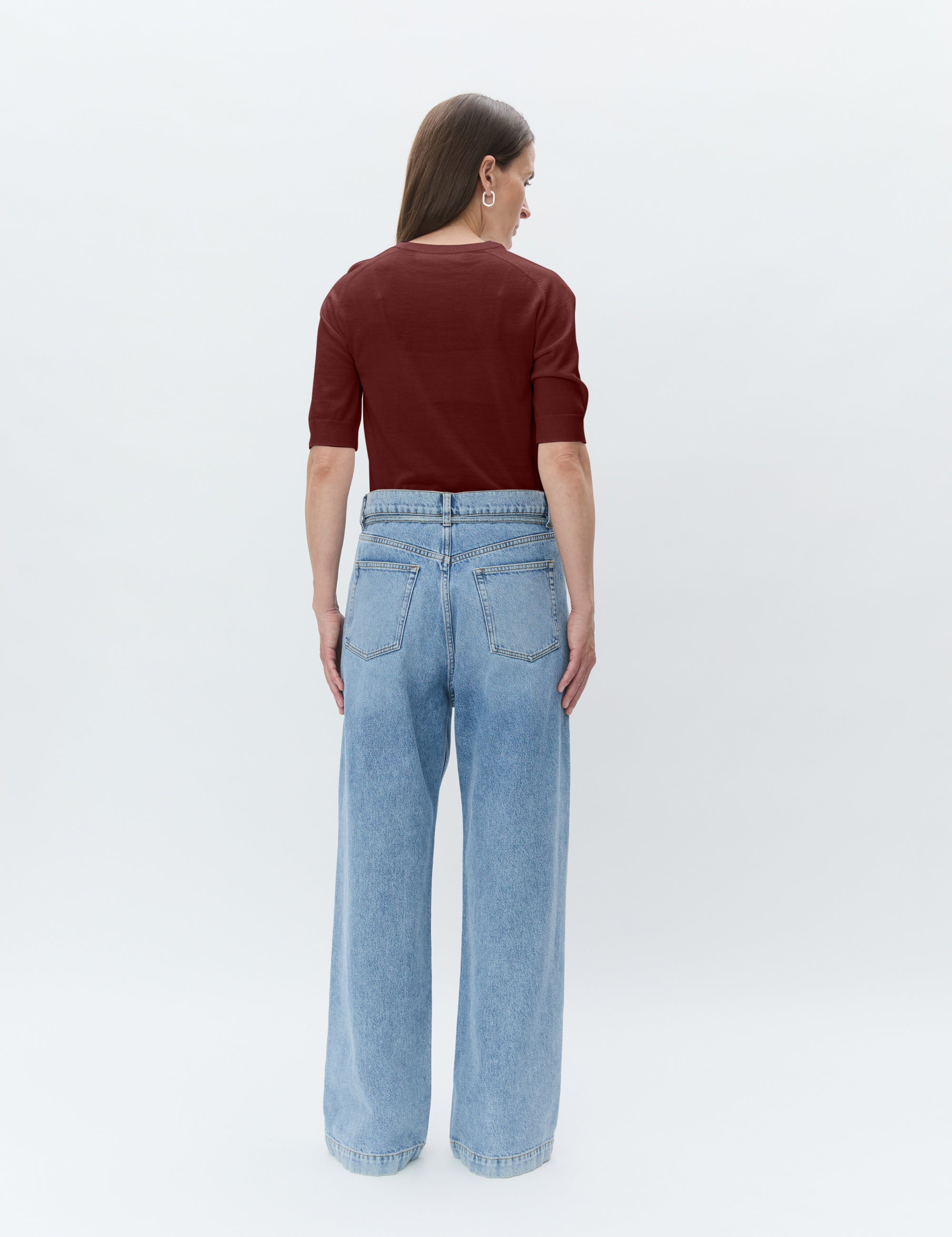 DAY Birger ét Mikkelsen Carolina - Daily Elements - Pullover Sweater 420135 Burgundy