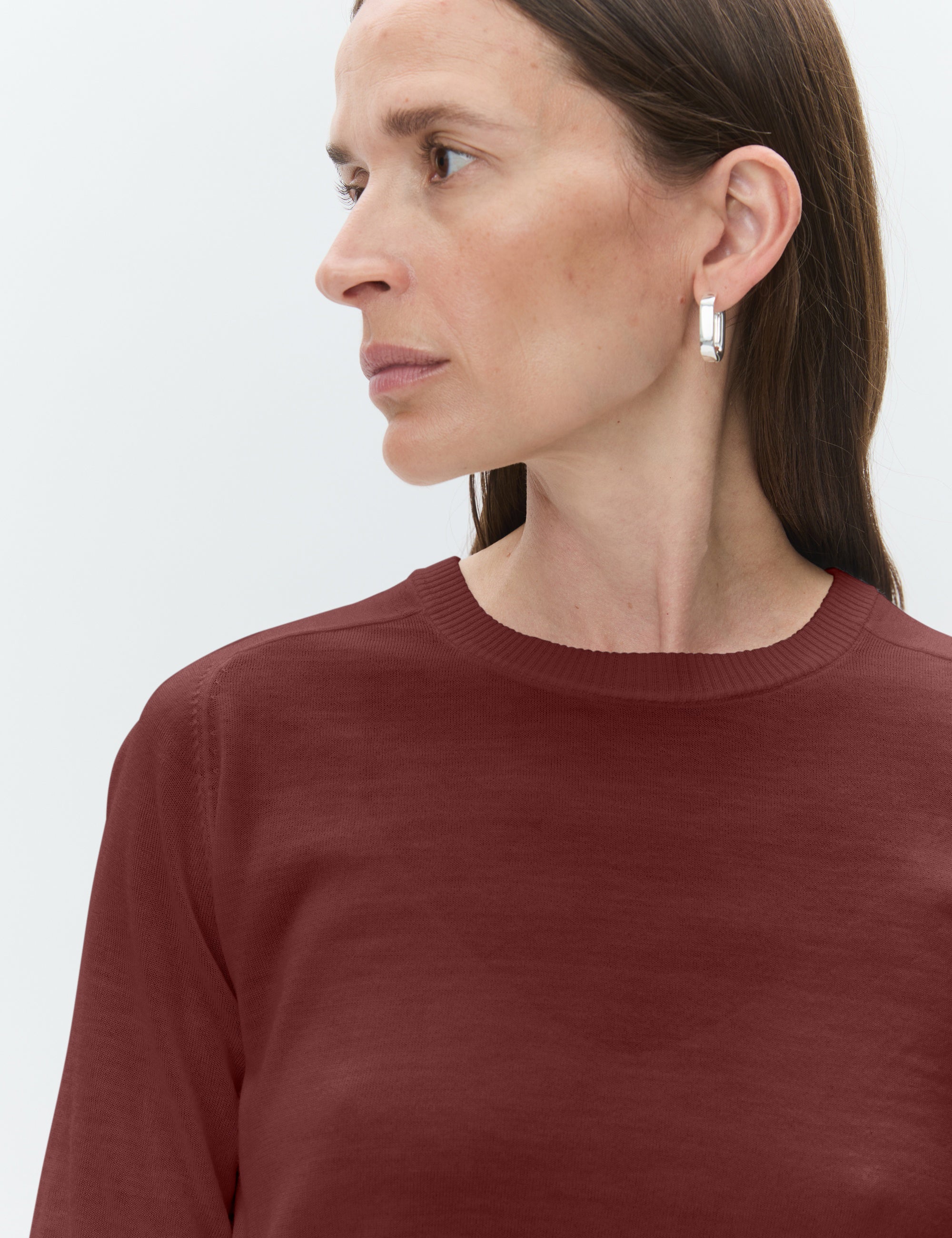 DAY Birger ét Mikkelsen Carolina - Daily Elements - Pullover Sweater 420135 Burgundy