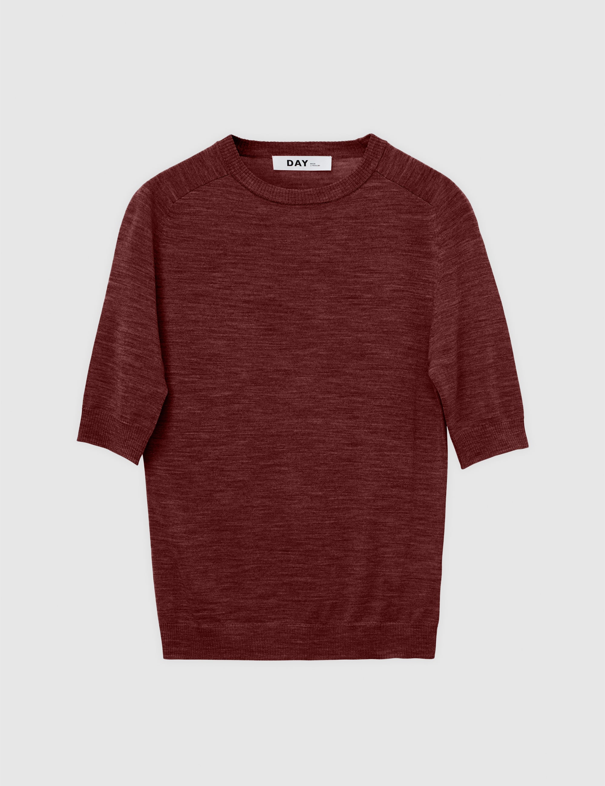 DAY Birger ét Mikkelsen Carolina - Daily Elements - Pullover Sweater 420135 Burgundy