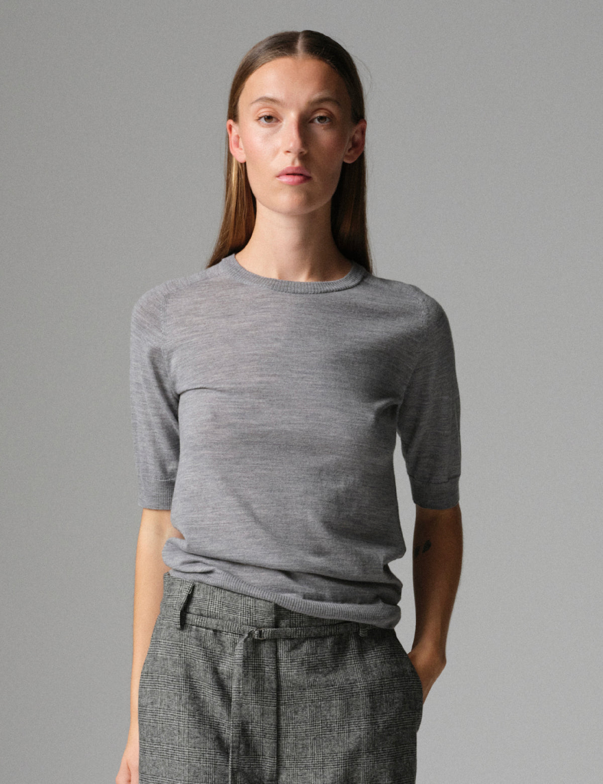 DAY Birger ét Mikkelsen Carolina - Daily Elements Sweater 500006 Medium Grey Melange