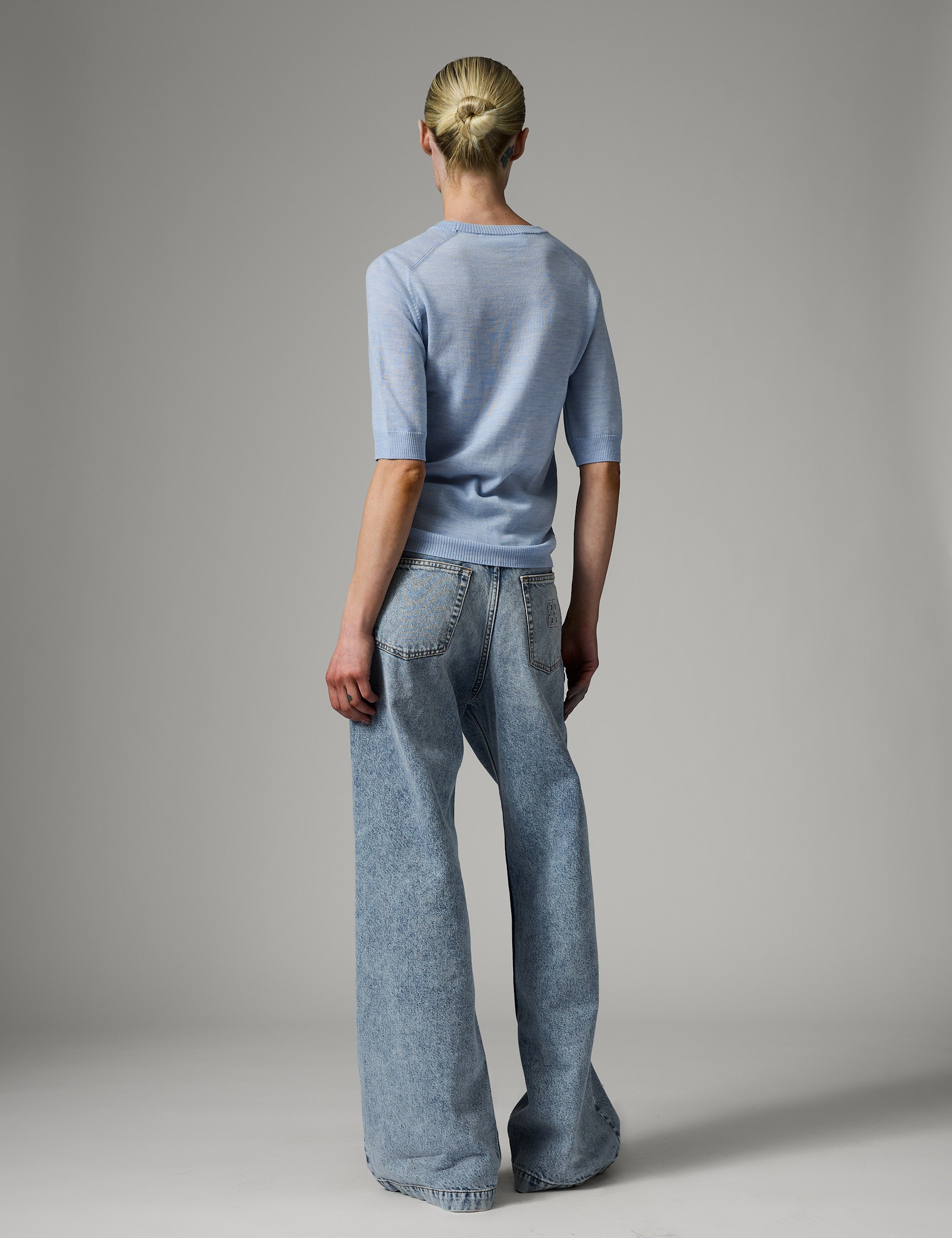 DAY Birger ét Mikkelsen Carolina - Daily Elements - Pullover Sweater 500005 LIGHT BLUE MELANGE