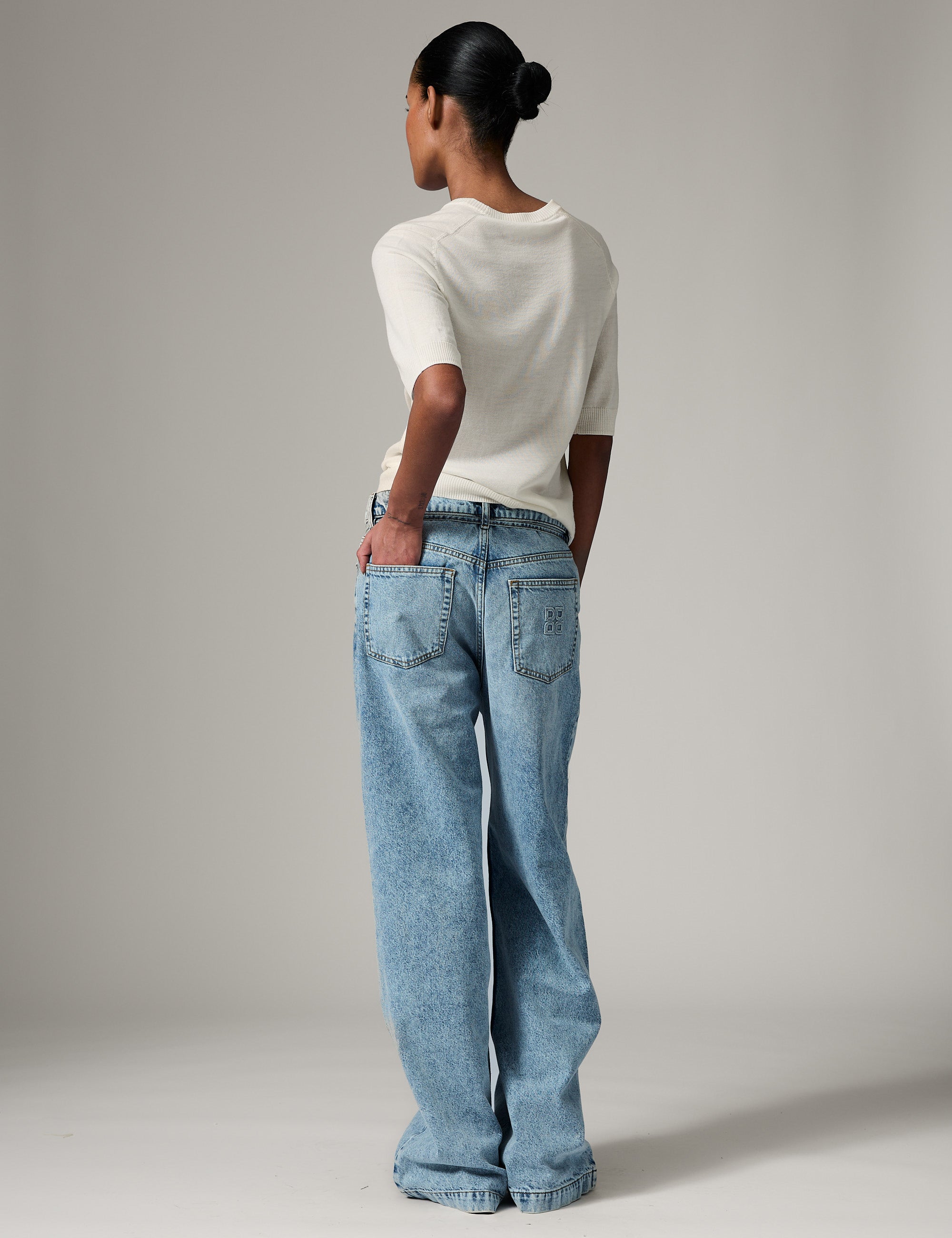 DAY Birger ét Mikkelsen Carolina - Daily Elements - Pullover Sweater 01002 Ivory Shade