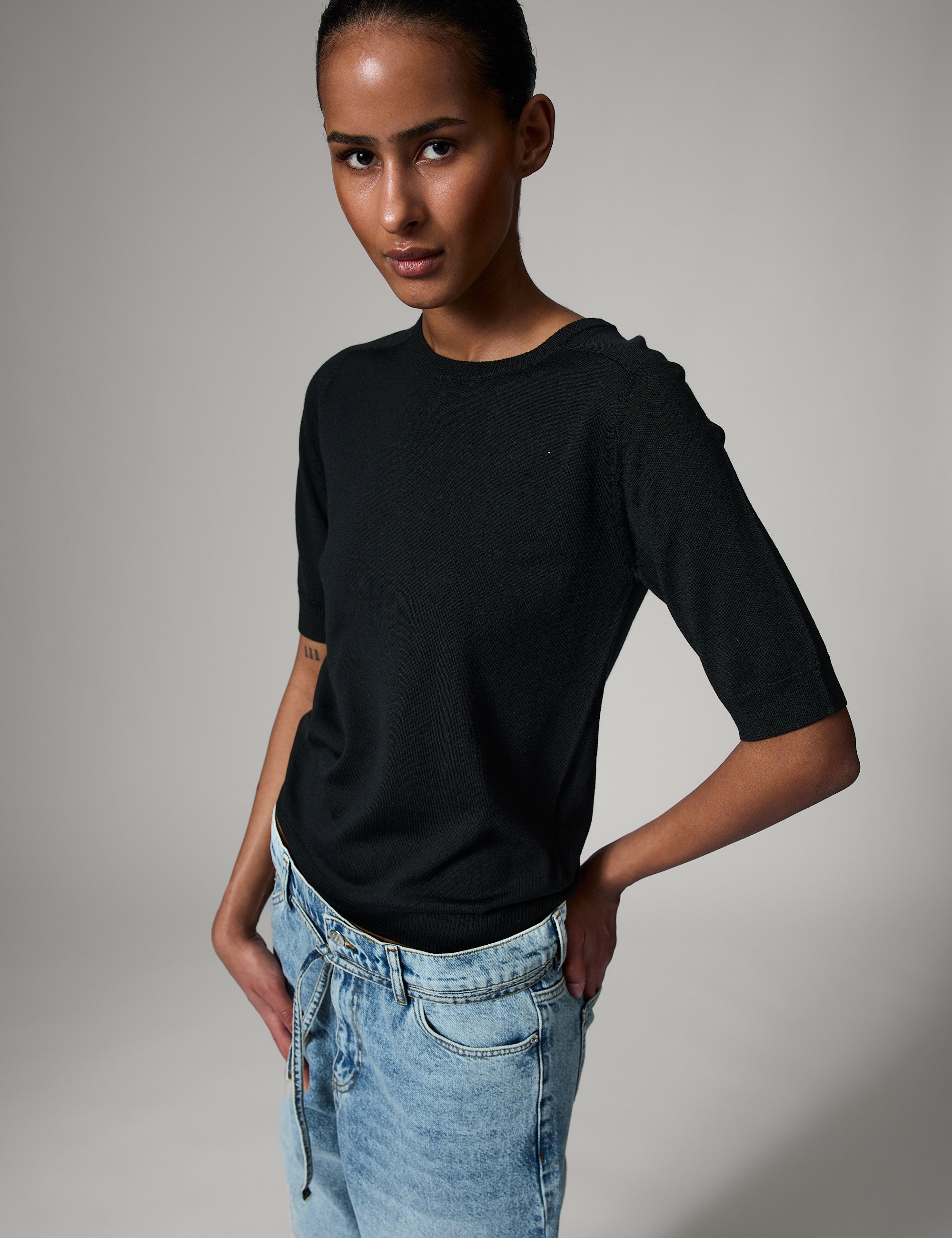 DAY Birger ét Mikkelsen Carolina - Daily Elements - Pullover Sweater 190303 Black