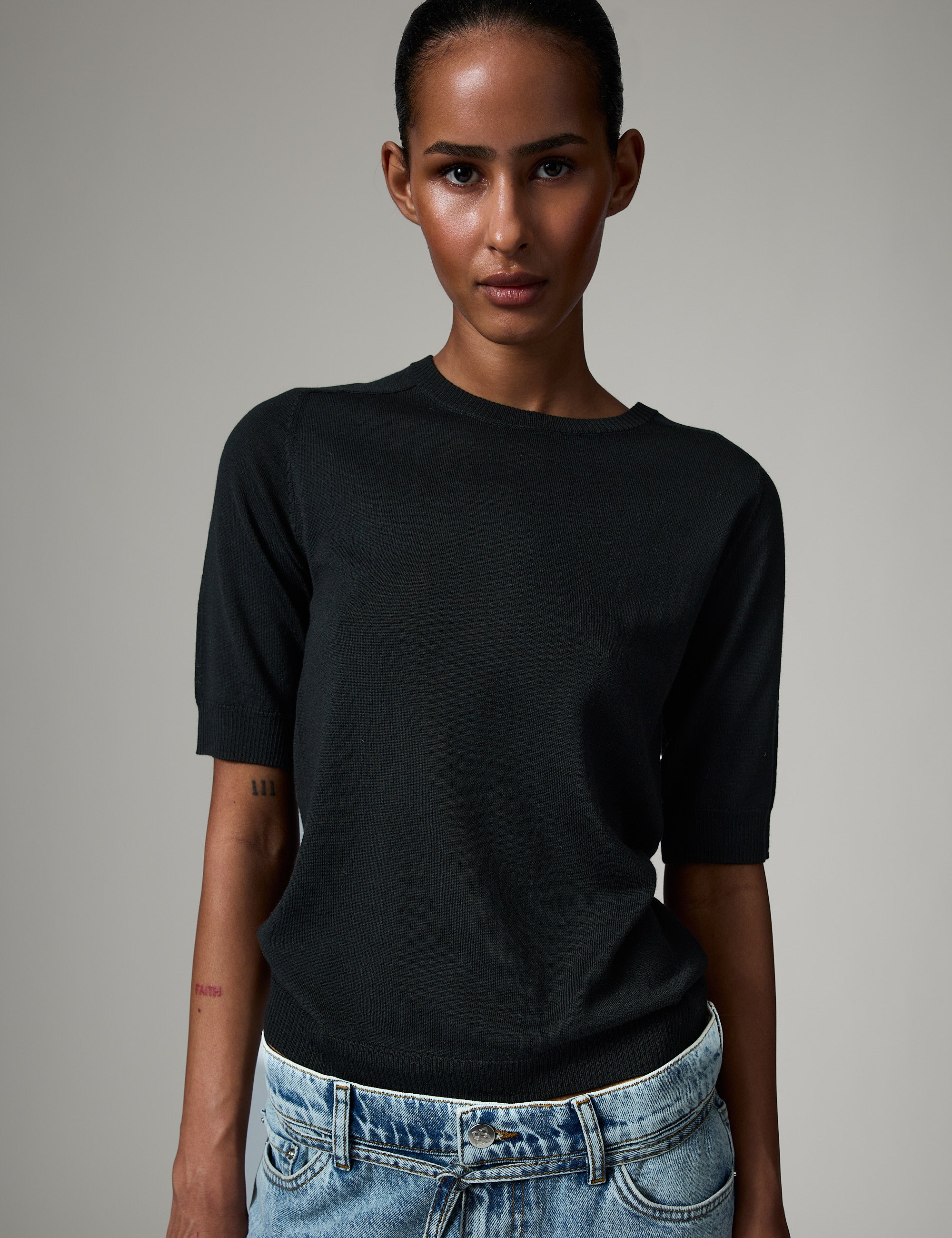 DAY Birger ét Mikkelsen Carolina - Daily Elements - Pullover Sweater 190303 Black