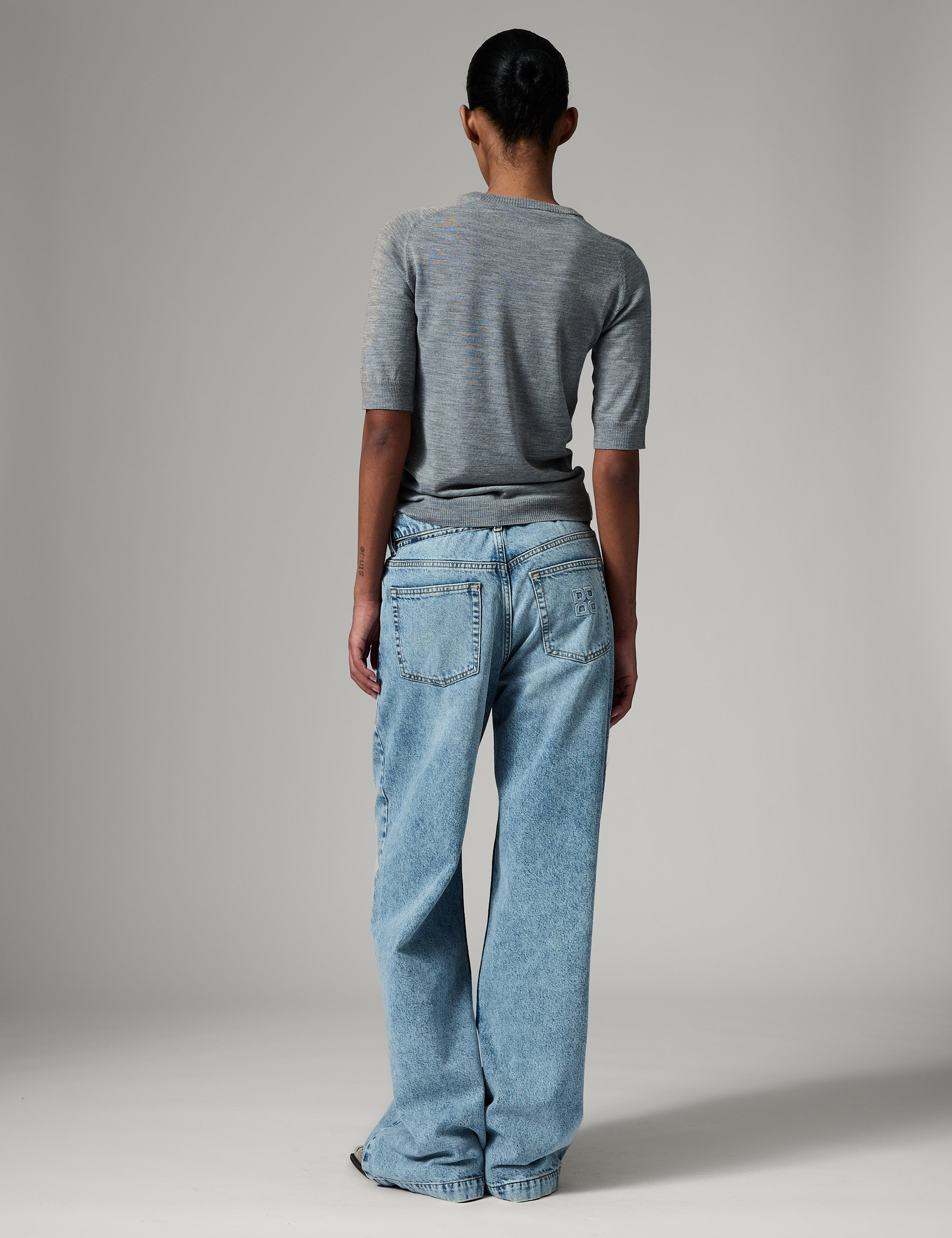 DAY Birger ét Mikkelsen Carolina - Daily Elements - Pullover Sweater 500006 Medium Grey Melange