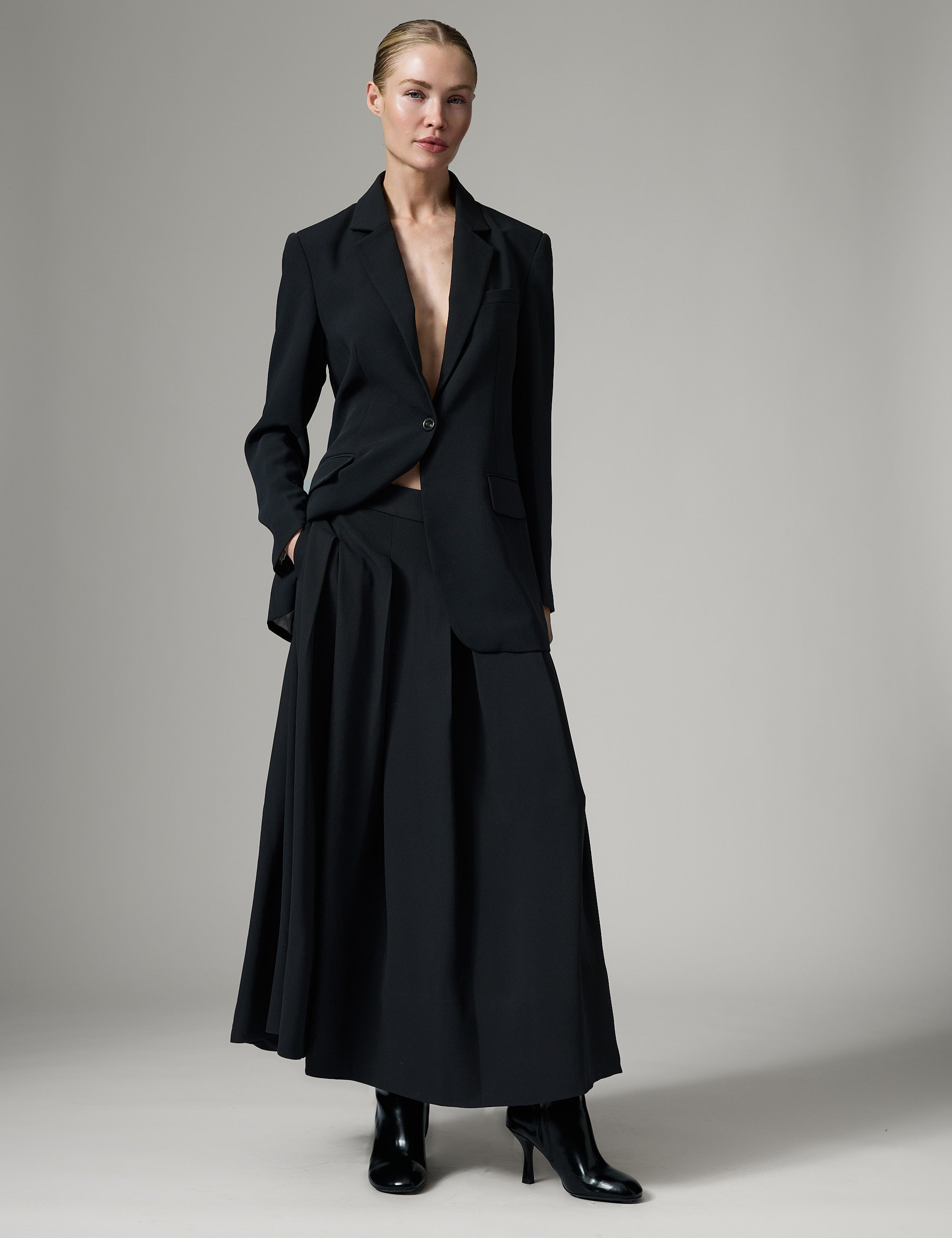 DAY Birger ét Mikkelsen Chai - Classic Gab Skirt 190303 Black