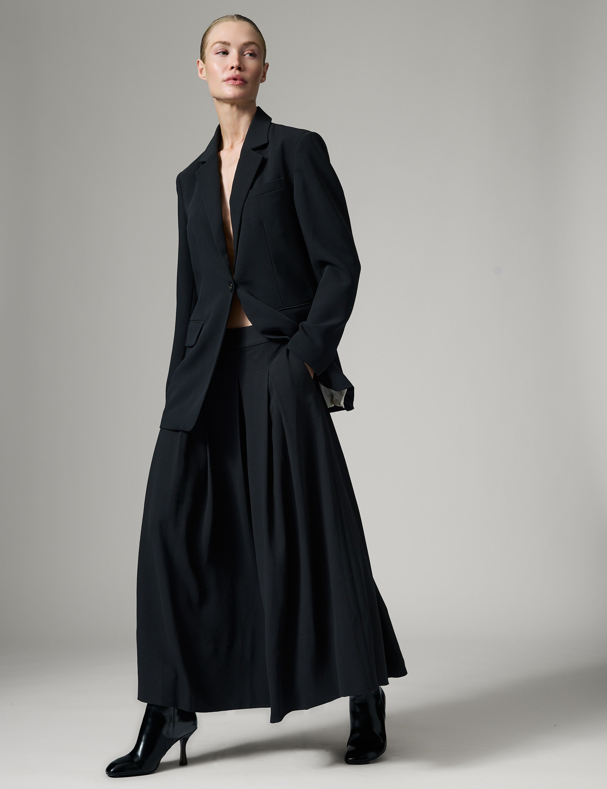 DAY Birger ét Mikkelsen Chai - Classic Gab Skirt 190303 Black