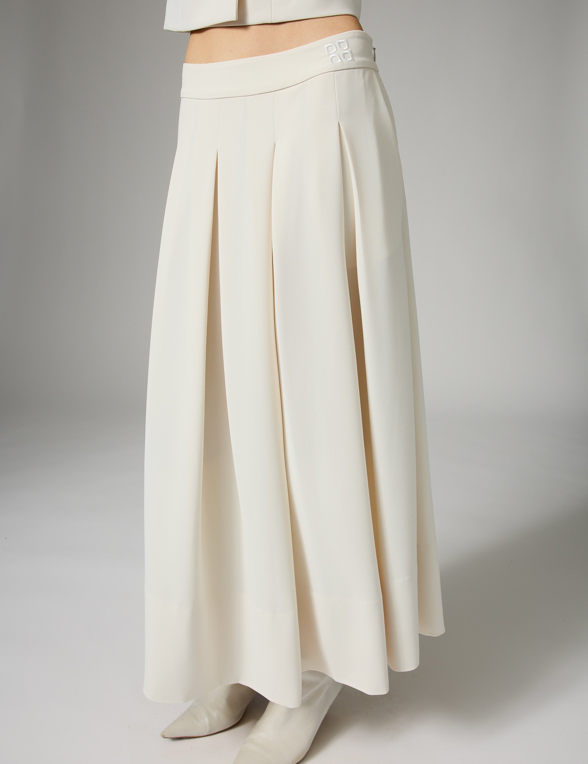 DAY Birger ét Mikkelsen Chai - Classic Gabardine Skirt 01002 Ivory Shade