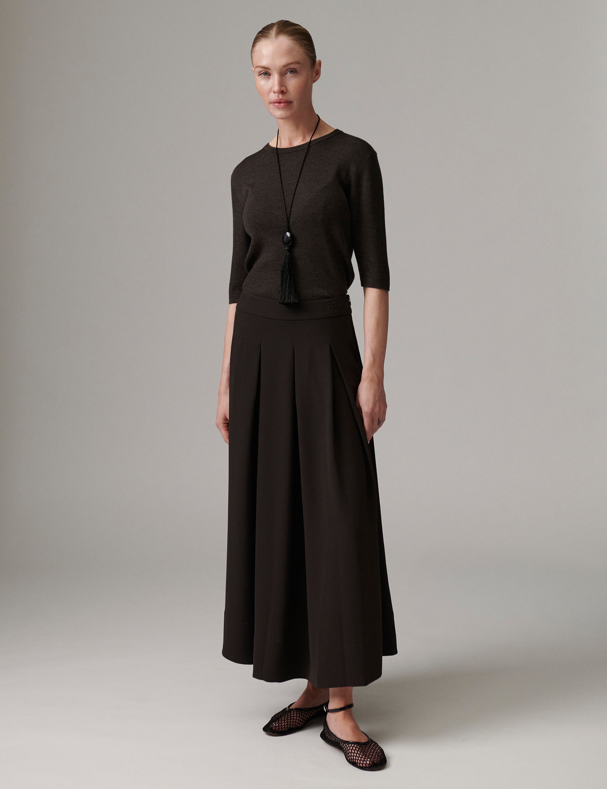 DAY Birger ét Mikkelsen Chai - Classic Gabardine - Nederdel Skirt 191018 Ganache