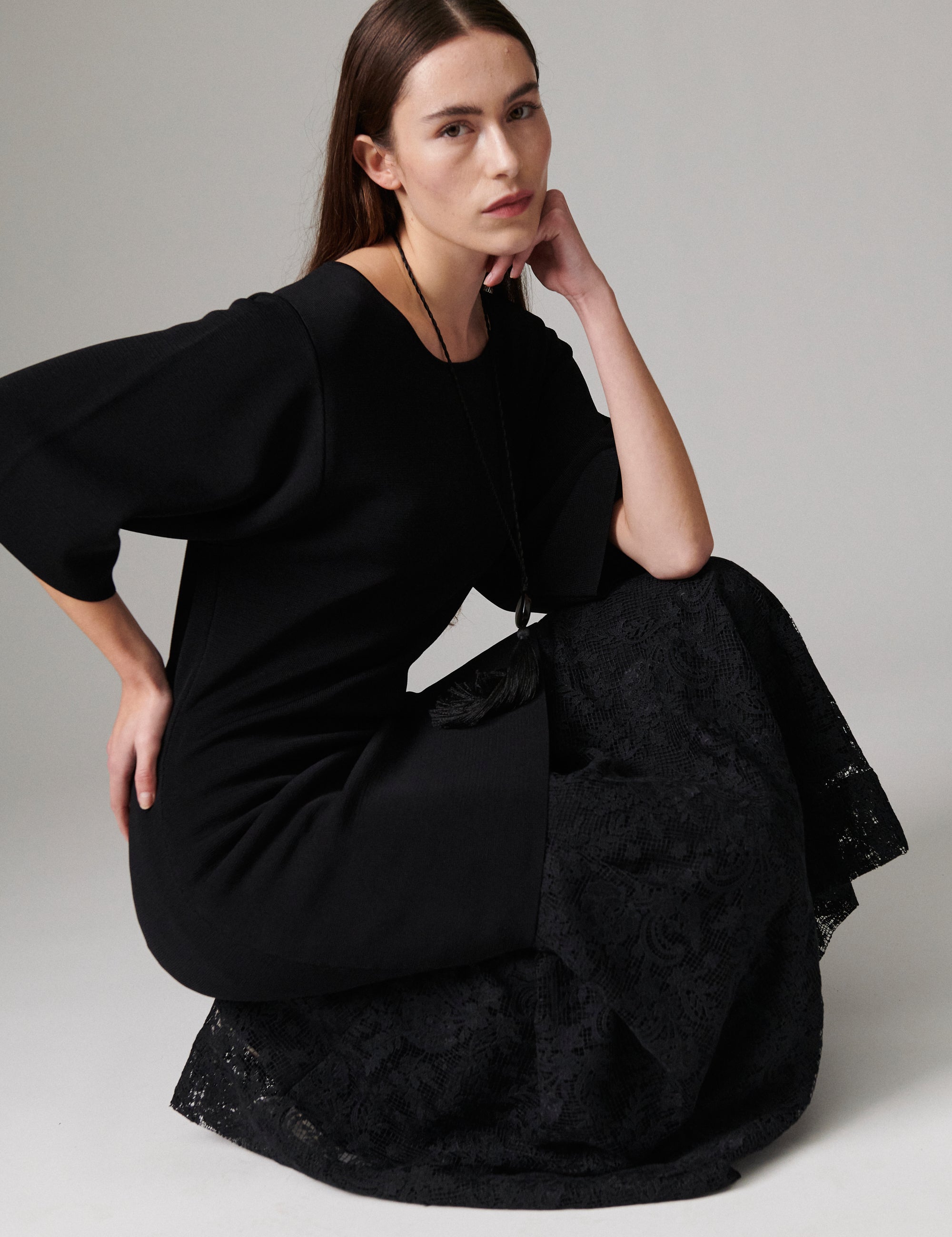 DAY Birger ét Mikkelsen Chai - Day Crochet - Nederdel Skirt 190303 Black
