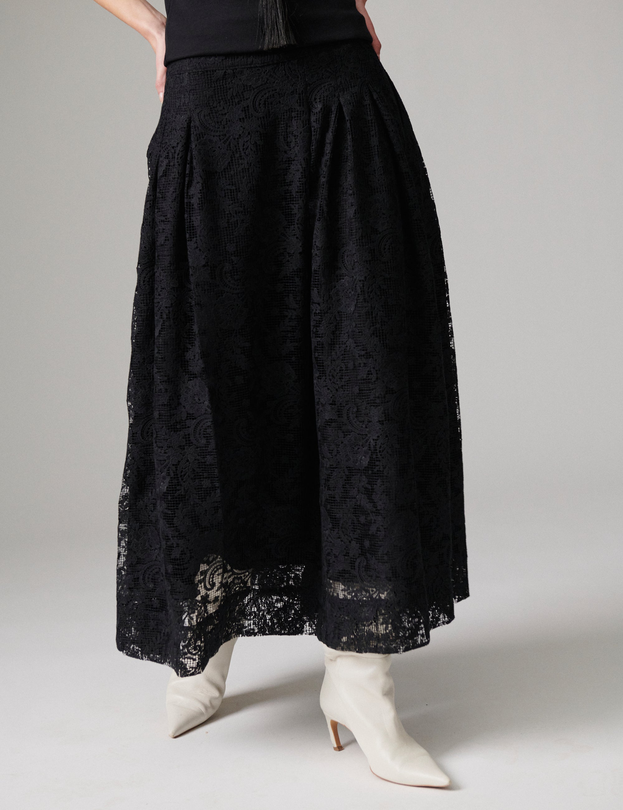 DAY Birger ét Mikkelsen Chai - Day Crochet - Nederdel Skirt 190303 Black