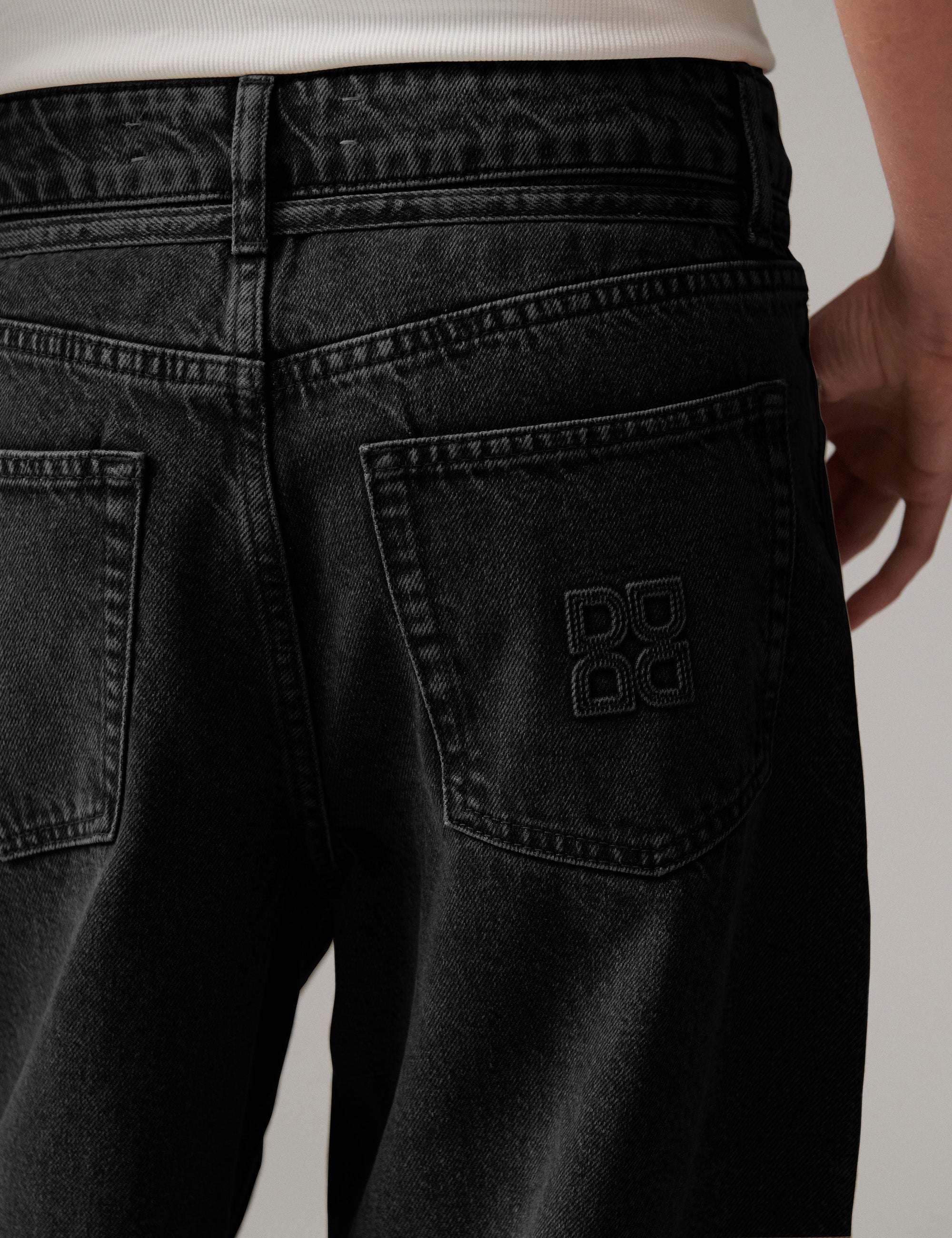 DAY Birger ét Mikkelsen DAYBlaire Cuff - Soft Denim Structure - Jeans Jeans 12005 Washed Black