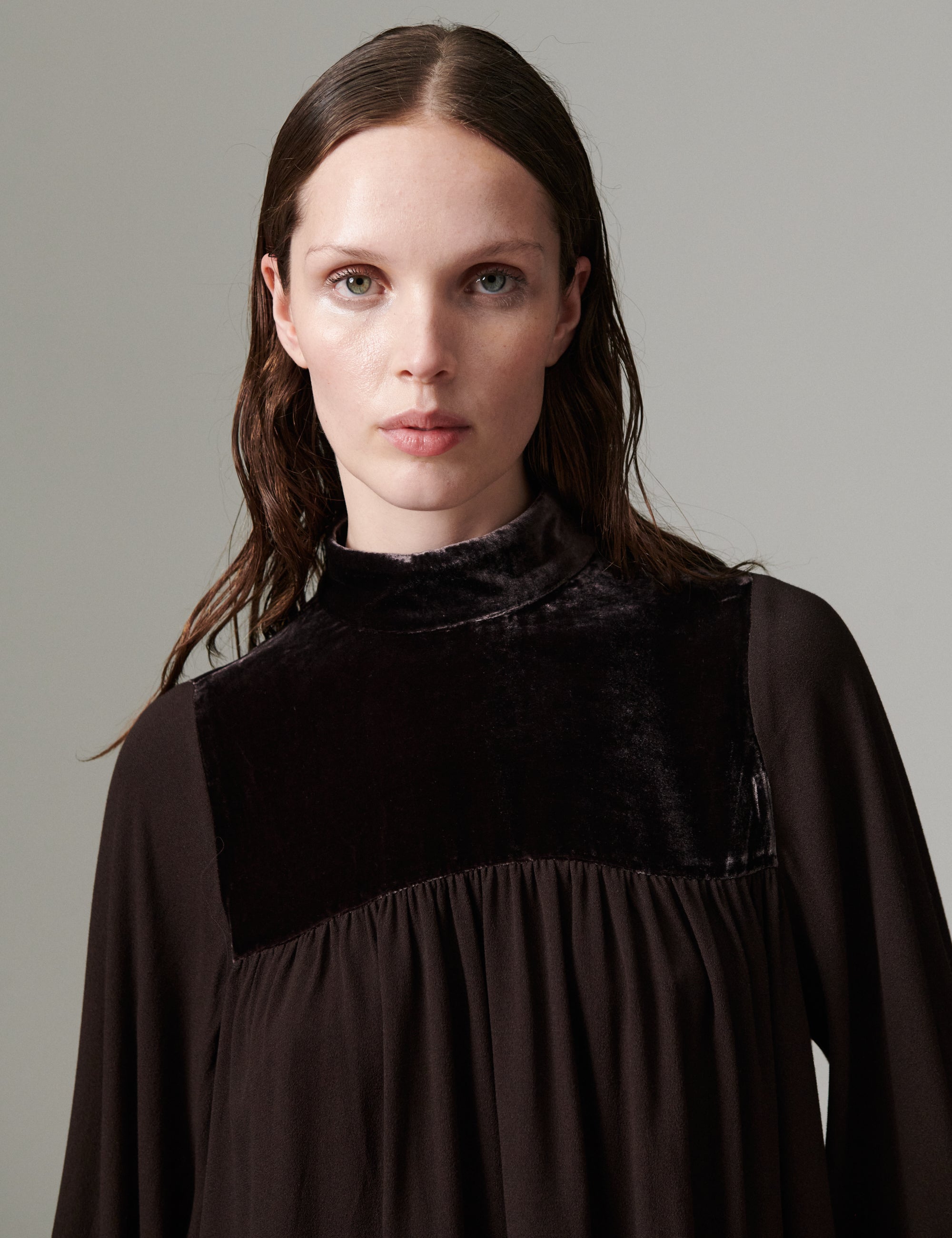 DAY Birger ét Mikkelsen DAYBoholo - Matte Velvety - Bluse Bluse 191018 Ganache