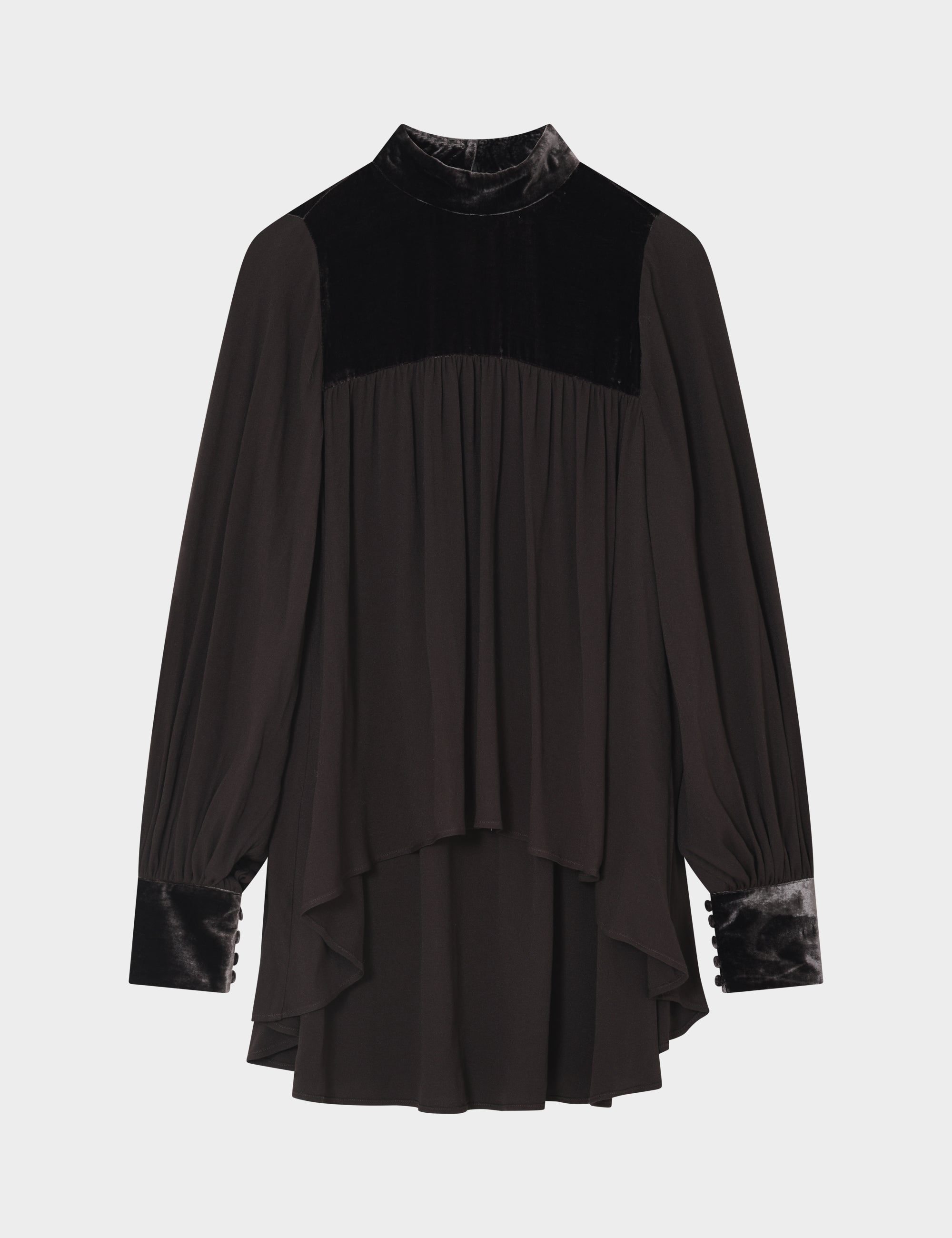 DAY Birger ét Mikkelsen DAYBoholo - Matte Velvety - Bluse Bluse 191018 Ganache