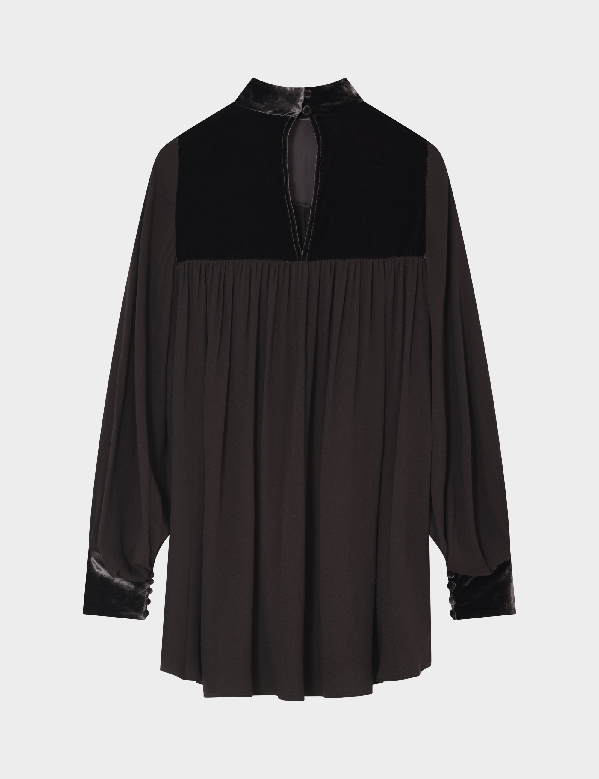DAY Birger ét Mikkelsen DAYBoholo - Matte Velvety - Bluse Bluse 191018 Ganache