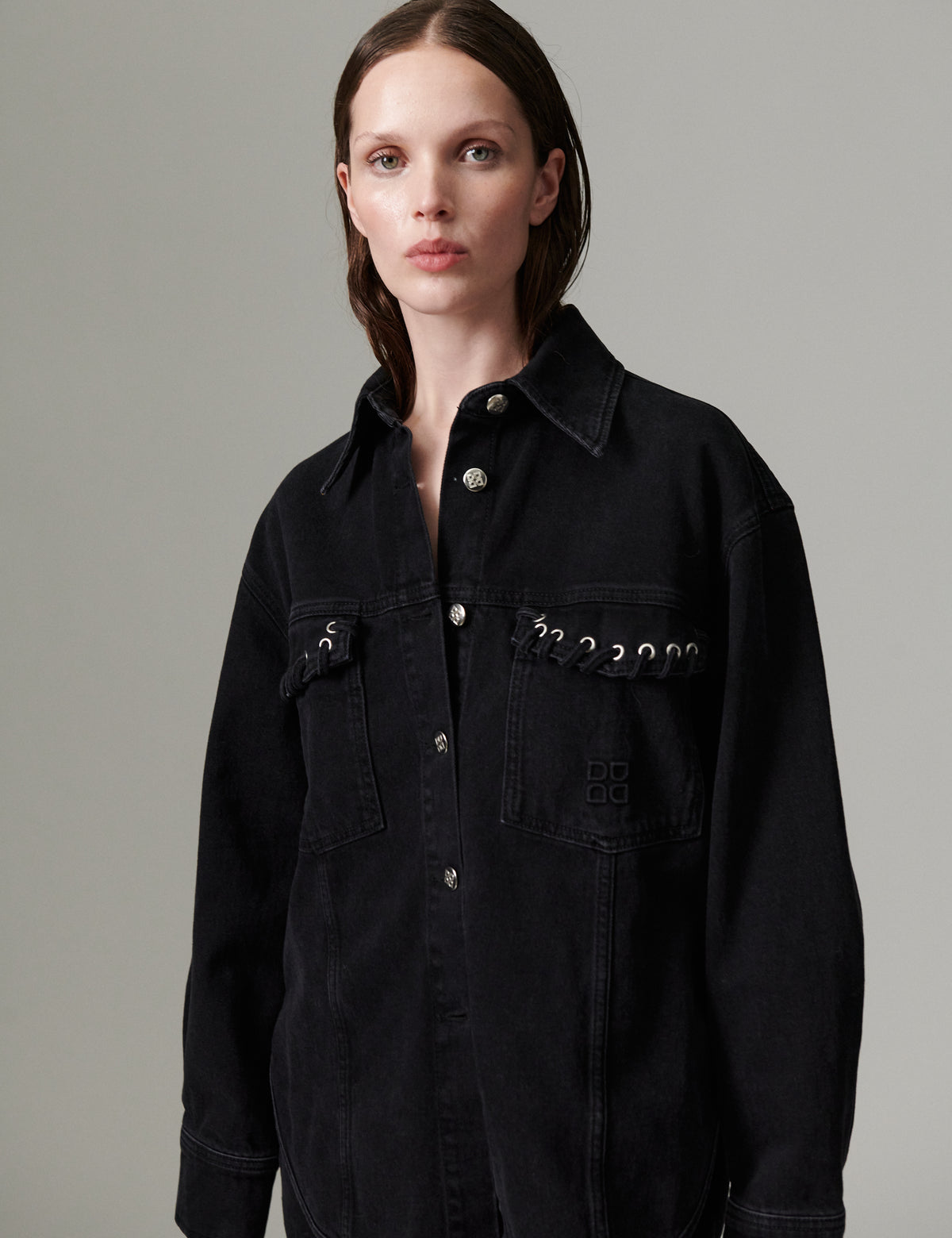 DAY Birger ét Mikkelsen DAYCaro - Braided Twill - Jakke Jakke 100001 Black Washed