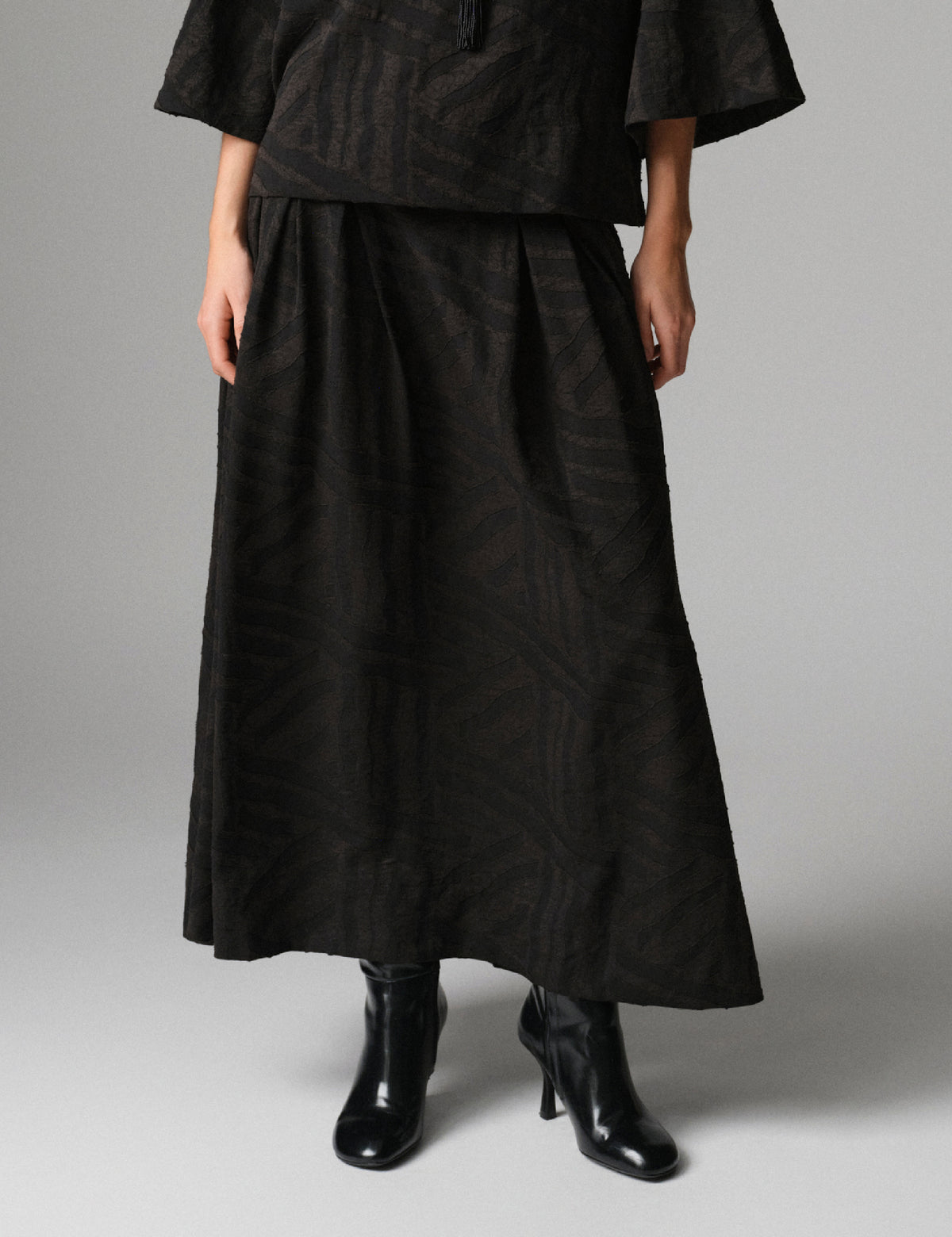 DAY Birger ét Mikkelsen DAYChai - Raw Lines - Nederdel Skirt 12000 Black