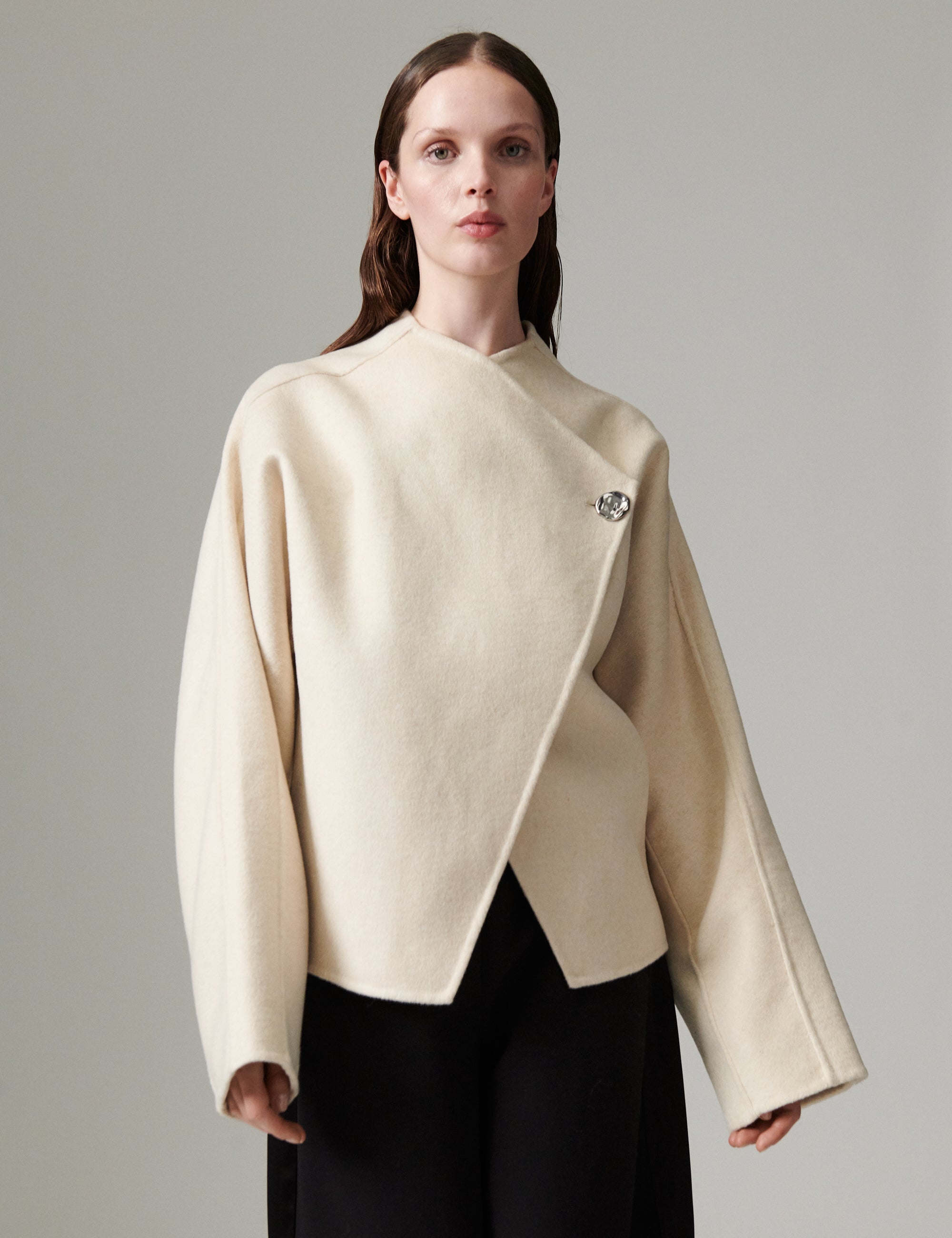 DAY Birger ét Mikkelsen DAYDesiree - Double Faced Wool - Frakke Frakke 120110 Pistachio Shell