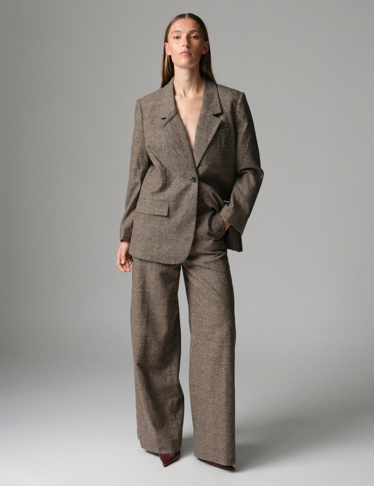 DAY Birger ét Mikkelsen DAYElina - Tartan - Bukser Bukser 900011 Brown Check