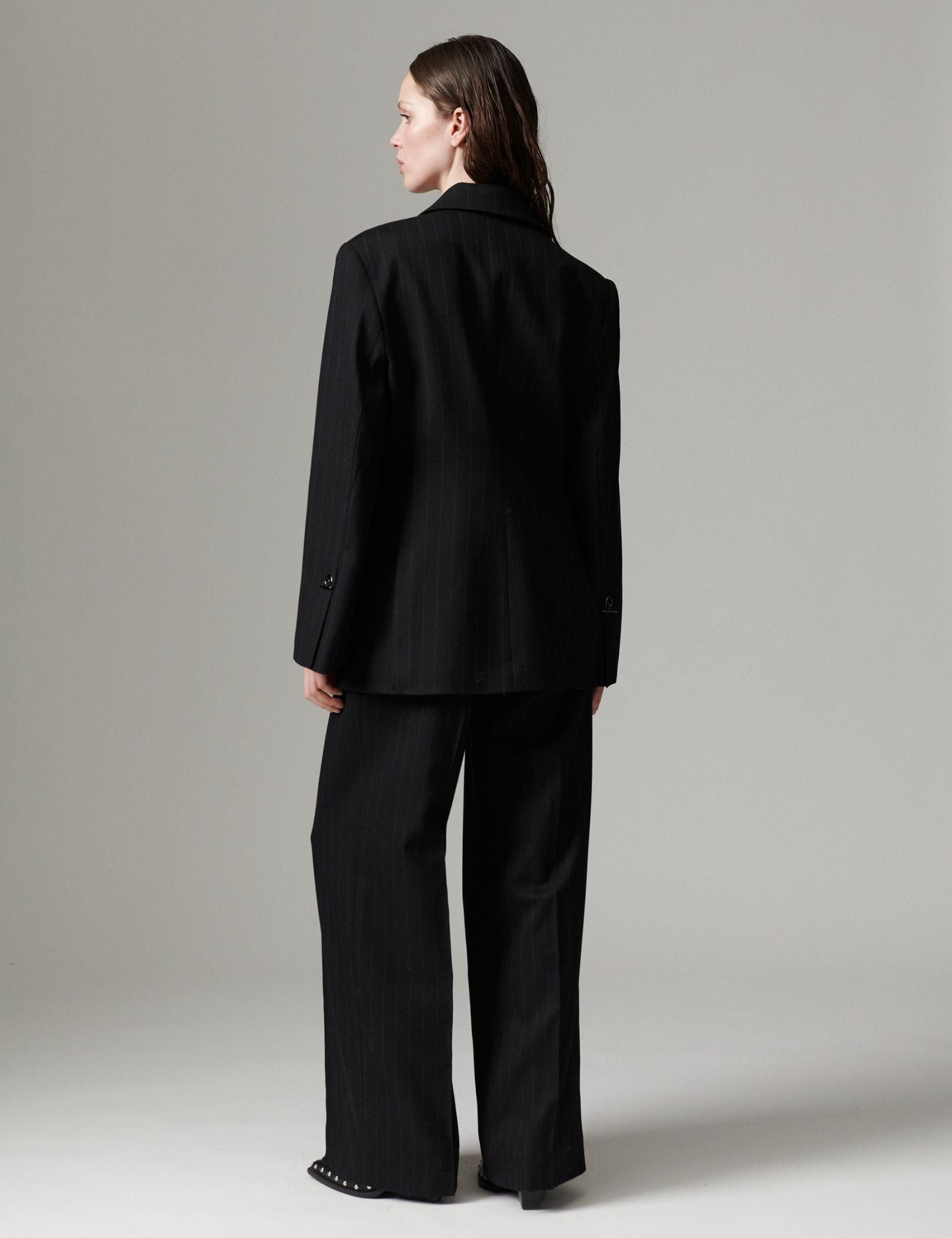 DAY Birger ét Mikkelsen DAYEnzo - Pinstripe - Bukser Bukser 900015 Black Pinstripe