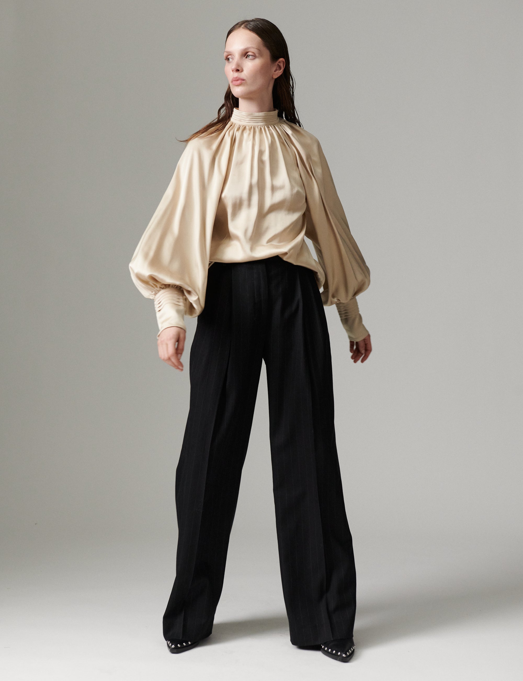DAY Birger ét Mikkelsen DAYFema - Fluid Viscose - Bluse Bluse 131105 BROWN RICE