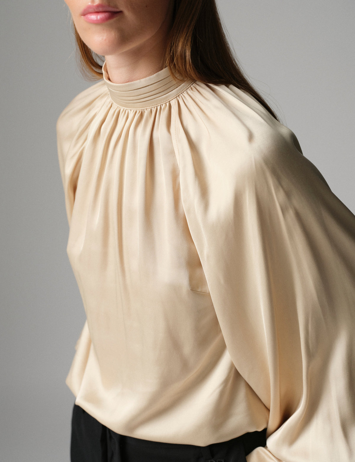 DAY Birger ét Mikkelsen DAYFema - Fluid Viscose - Bluse Bluse 151304 HUMUS