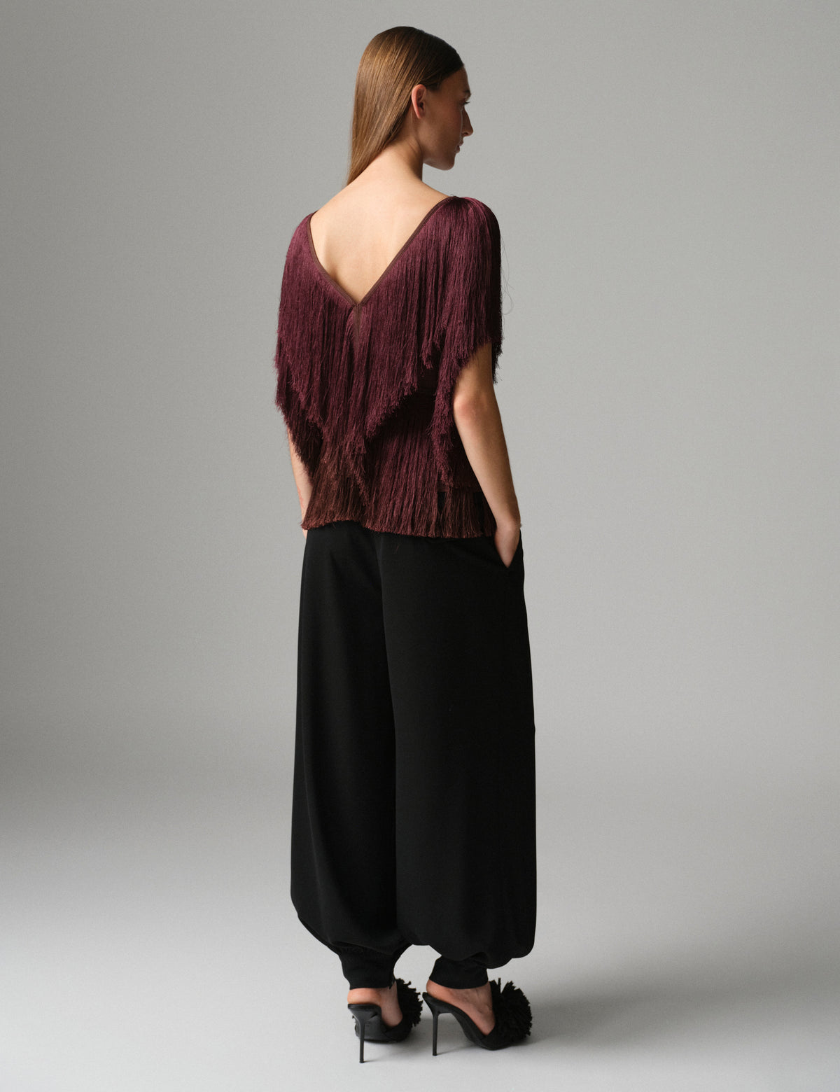 DAY Birger ét Mikkelsen DAYFitao - Modern Fringe - Top Top 191619 FUDGE