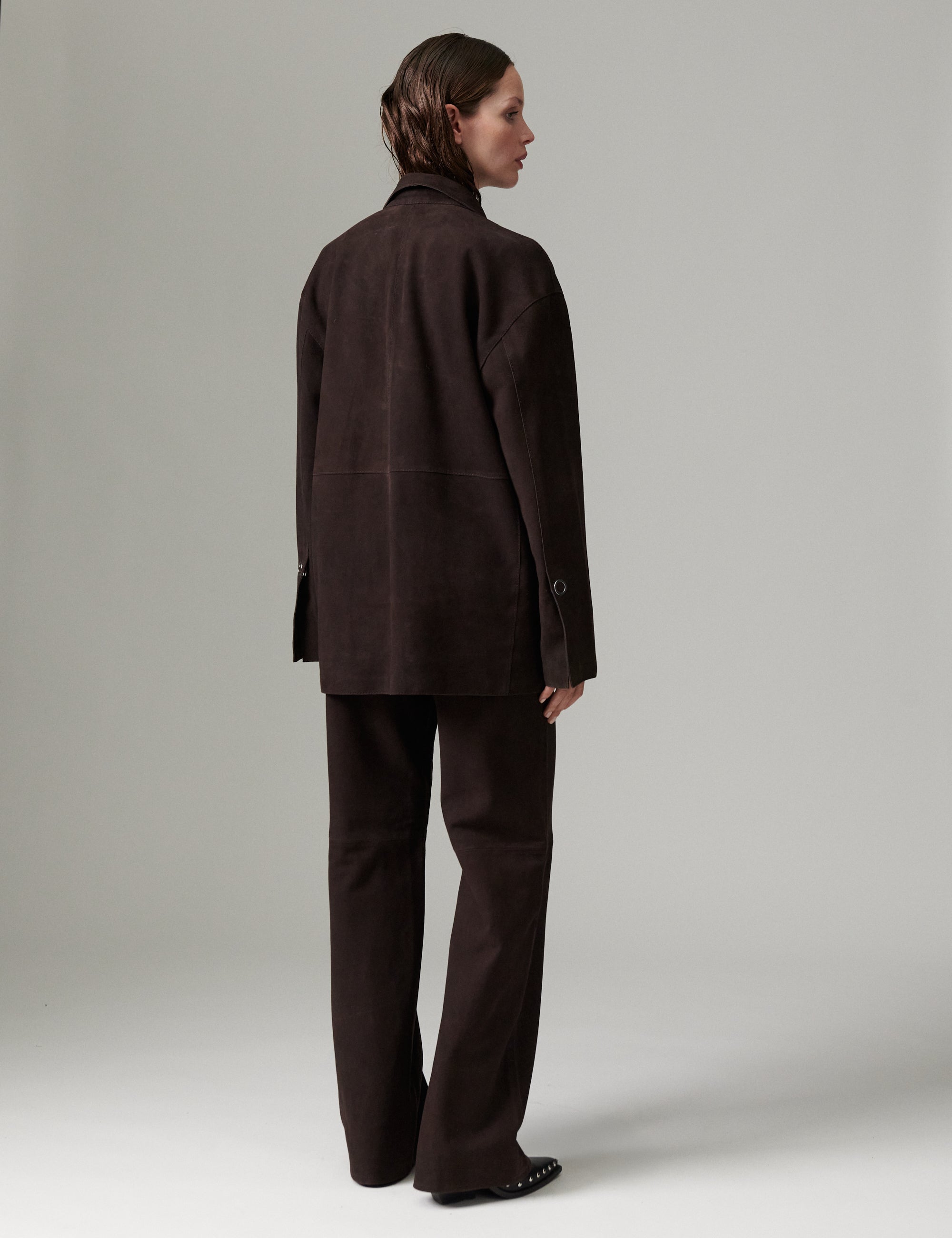 DAY Birger ét Mikkelsen DAYFlaro - Light Suede Bukser 191018 Ganache