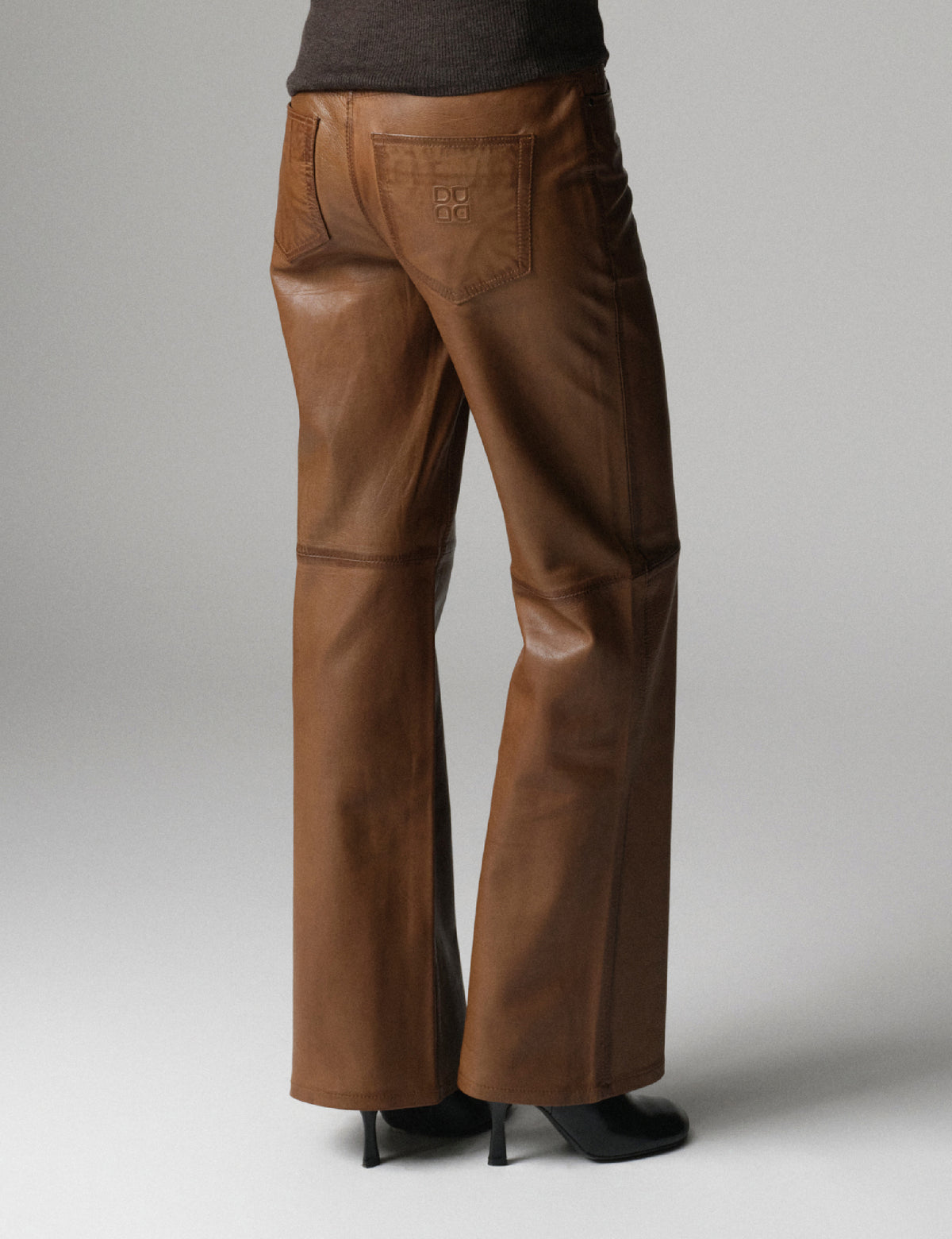 DAY Birger ét Mikkelsen DAYFlaro - Soft Lamb Leather - Bukser Bukser 180933 RUBBER