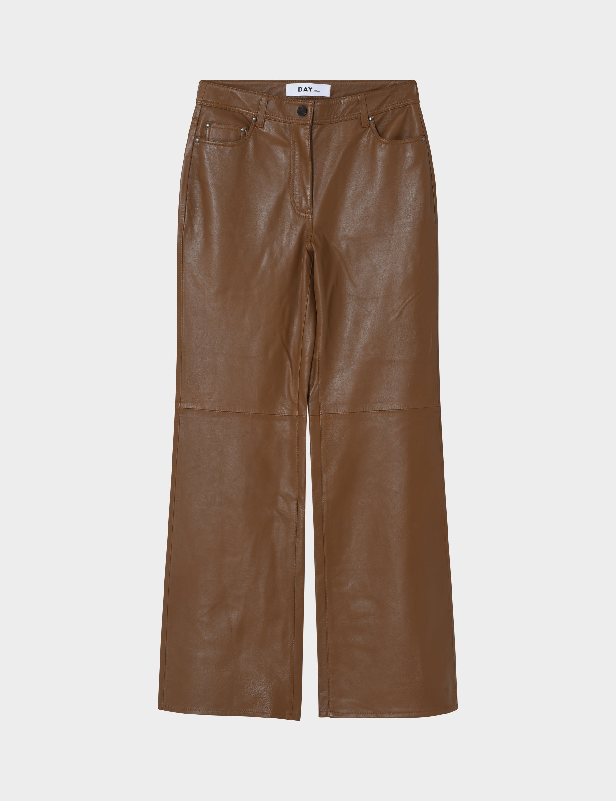 DAY Birger ét Mikkelsen DAYFlaro - Soft Lamb Leather - Bukser Bukser 180933 RUBBER