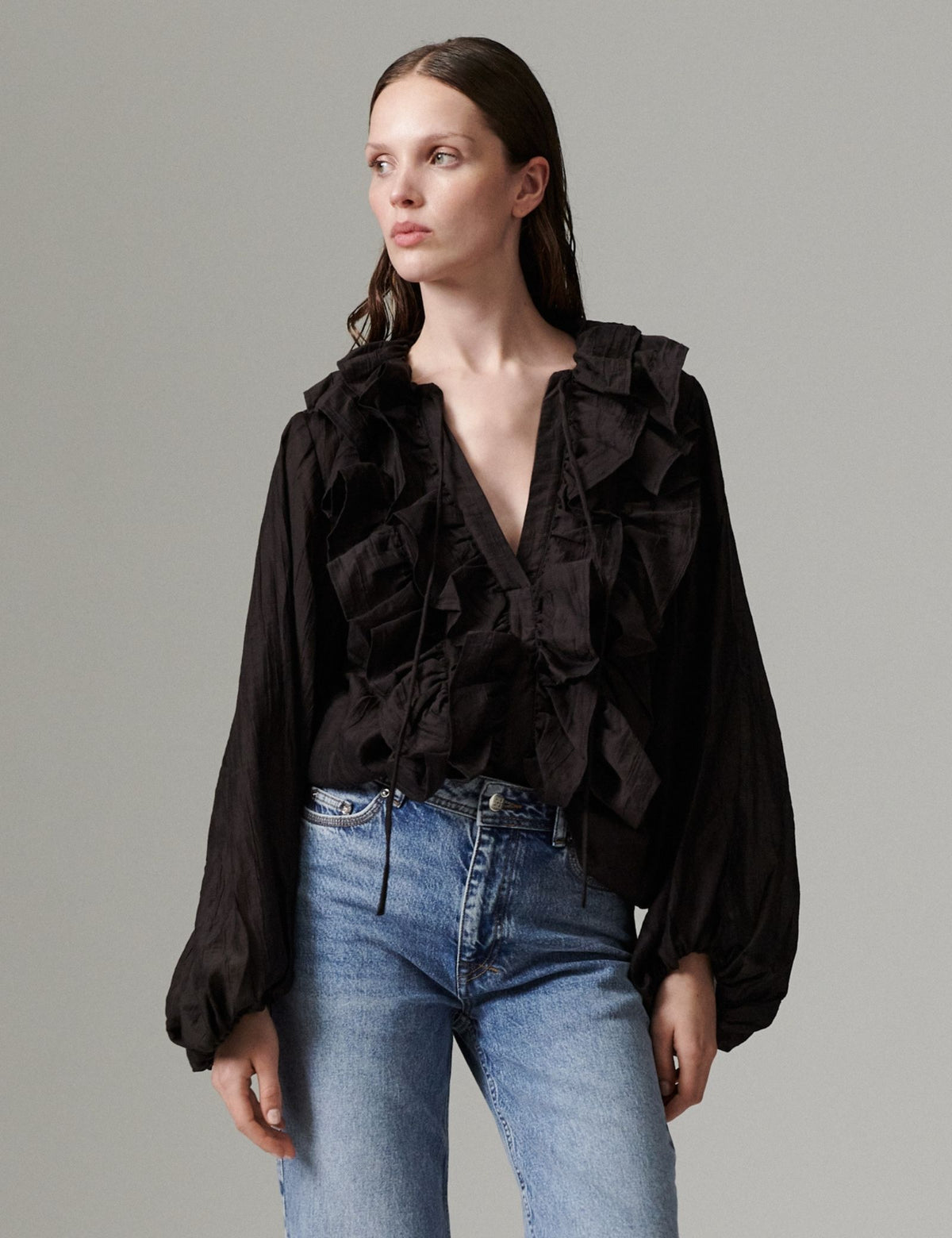 DAY Birger ét Mikkelsen DAYFrey - Tencilly - Bluse Bluse 191018 Ganache