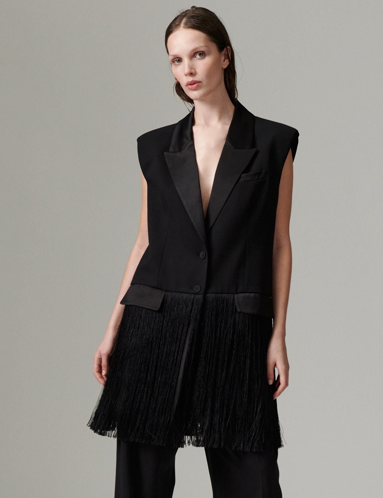 DAY Birger ét Mikkelsen DAYFrinso - Worsted - Vest Vest 190303 Black