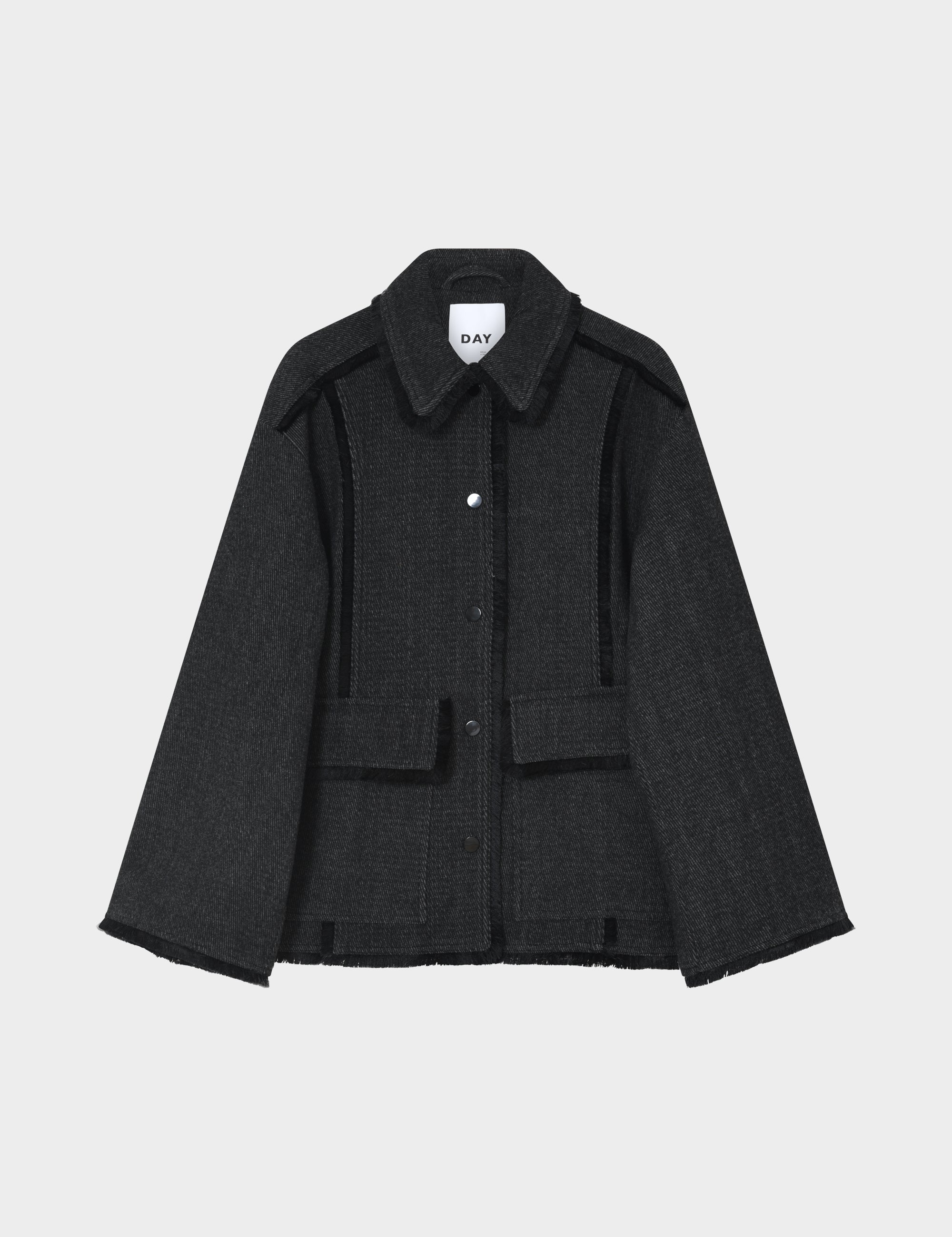 DAY Birger ét Mikkelsen DAYHarry - Wool Structure - Jakke Jakke 900013 Grey Twill