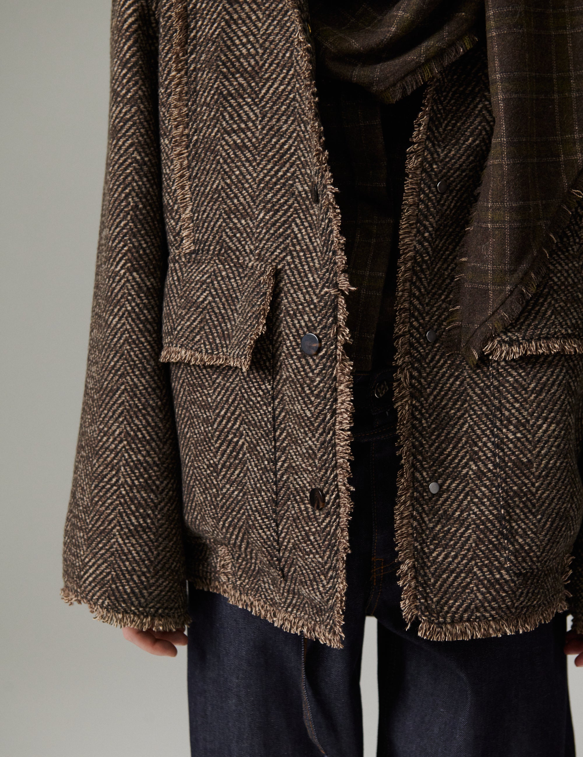DAY Birger ét Mikkelsen DAYHarry - Wool Structure - Jakke Jakke 900014 Brown Twill