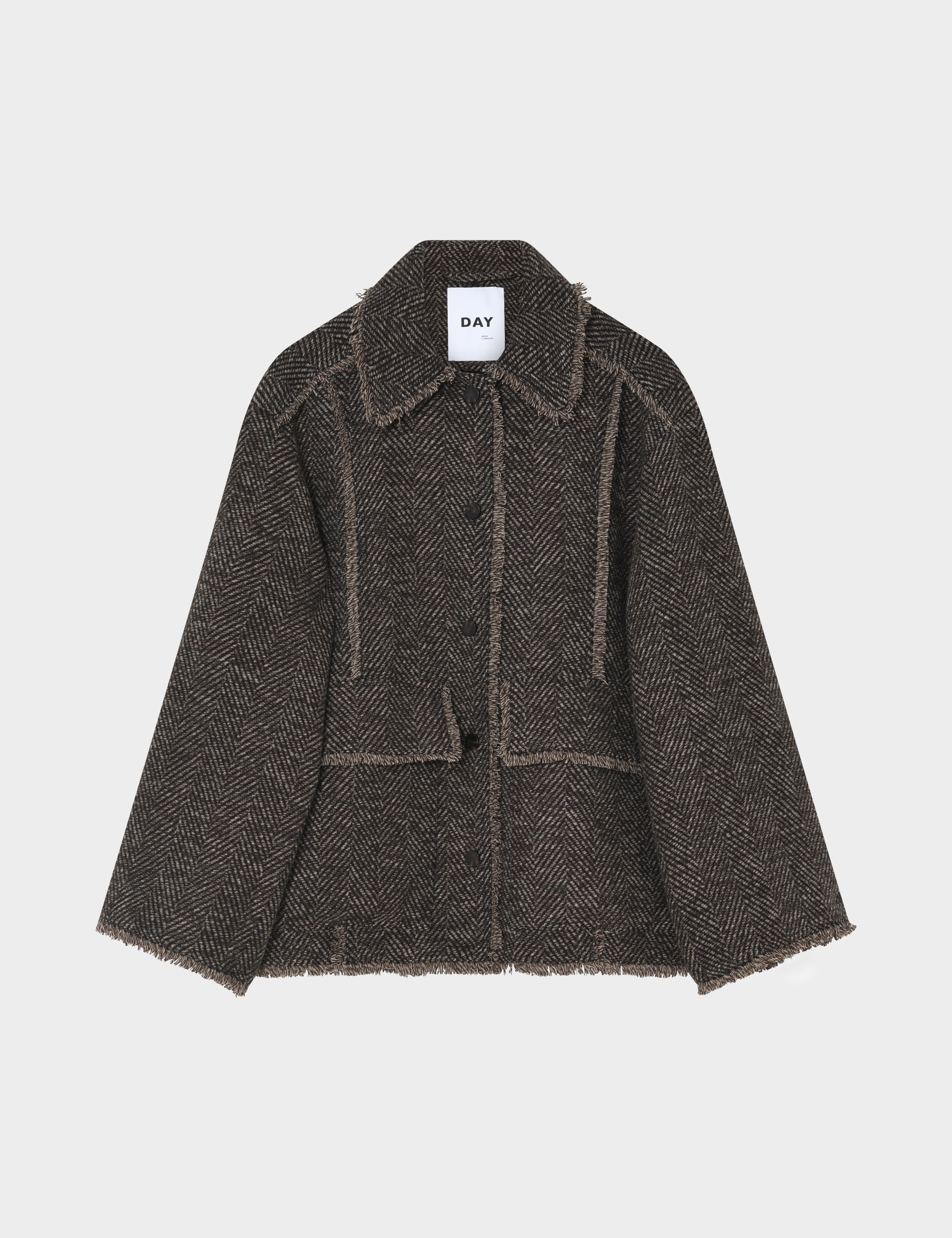 DAY Birger ét Mikkelsen DAYHarry - Wool Structure - Jakke Jakke 900014 Brown Twill