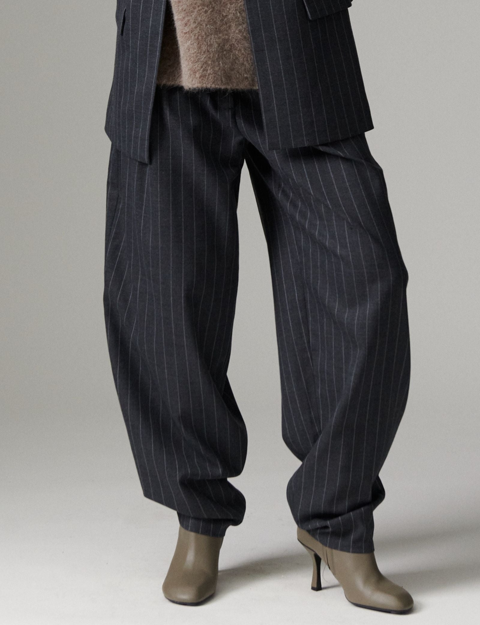 DAY Birger ét Mikkelsen DAYHedi - Pinstripe - Bukser Bukser 900016 Grey Pinstripe