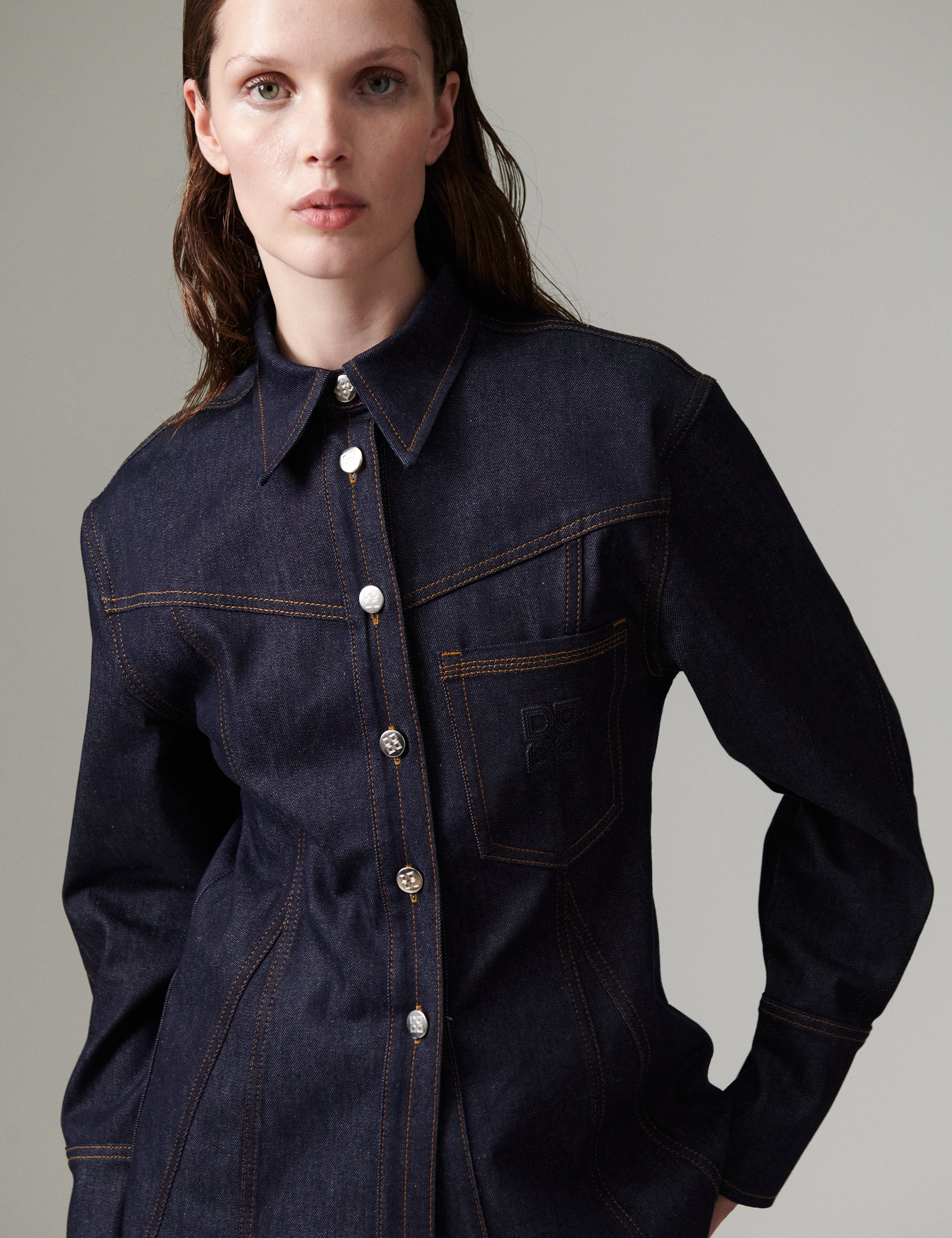DAY Birger ét Mikkelsen DAYJacky - Vibrant Blue Denim Stretch - Jakke Jakke 500181 Vibrant Blue